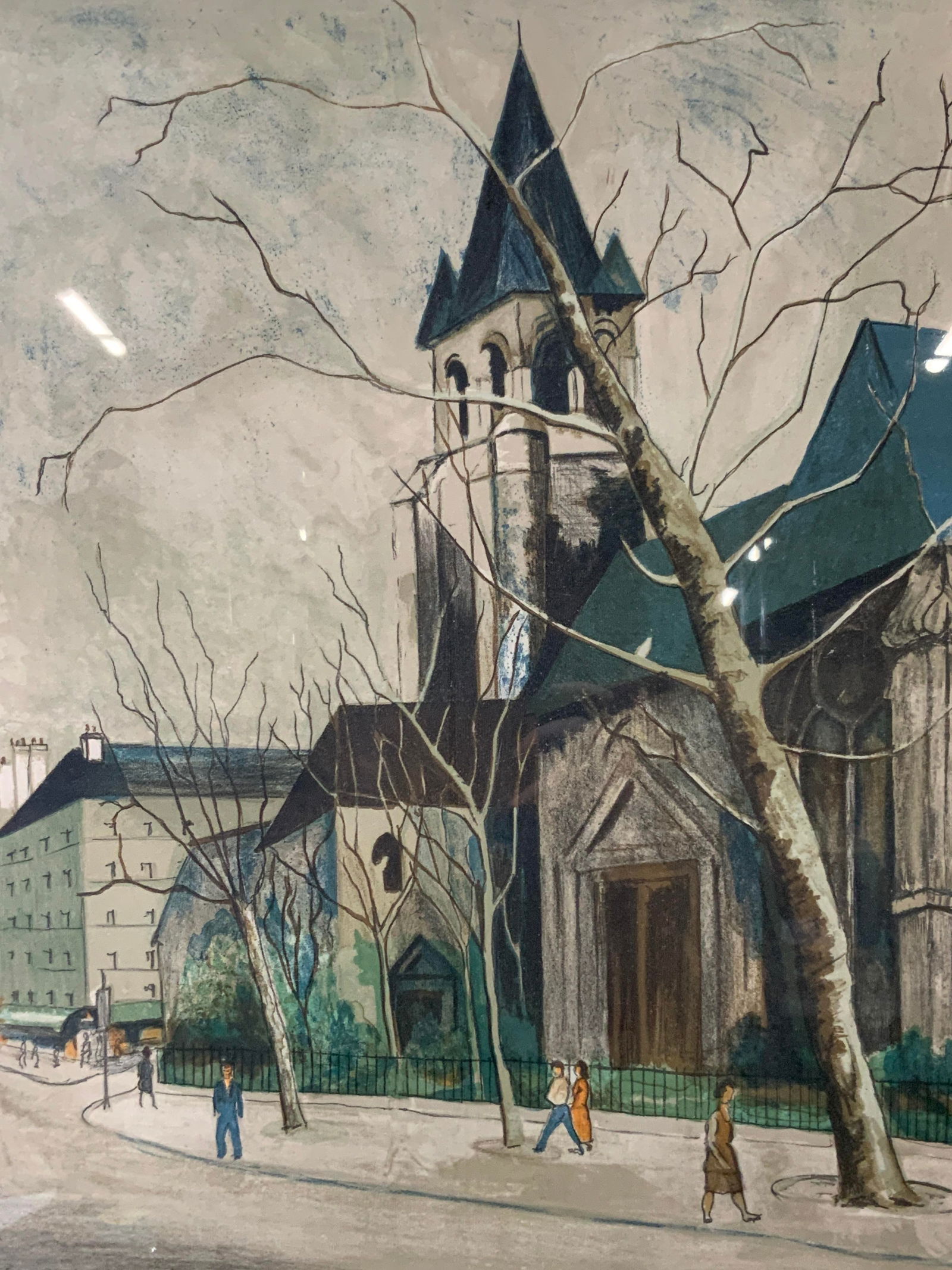 Signed & Numbered 193/260 Town Street Lithograph (1 of 13)