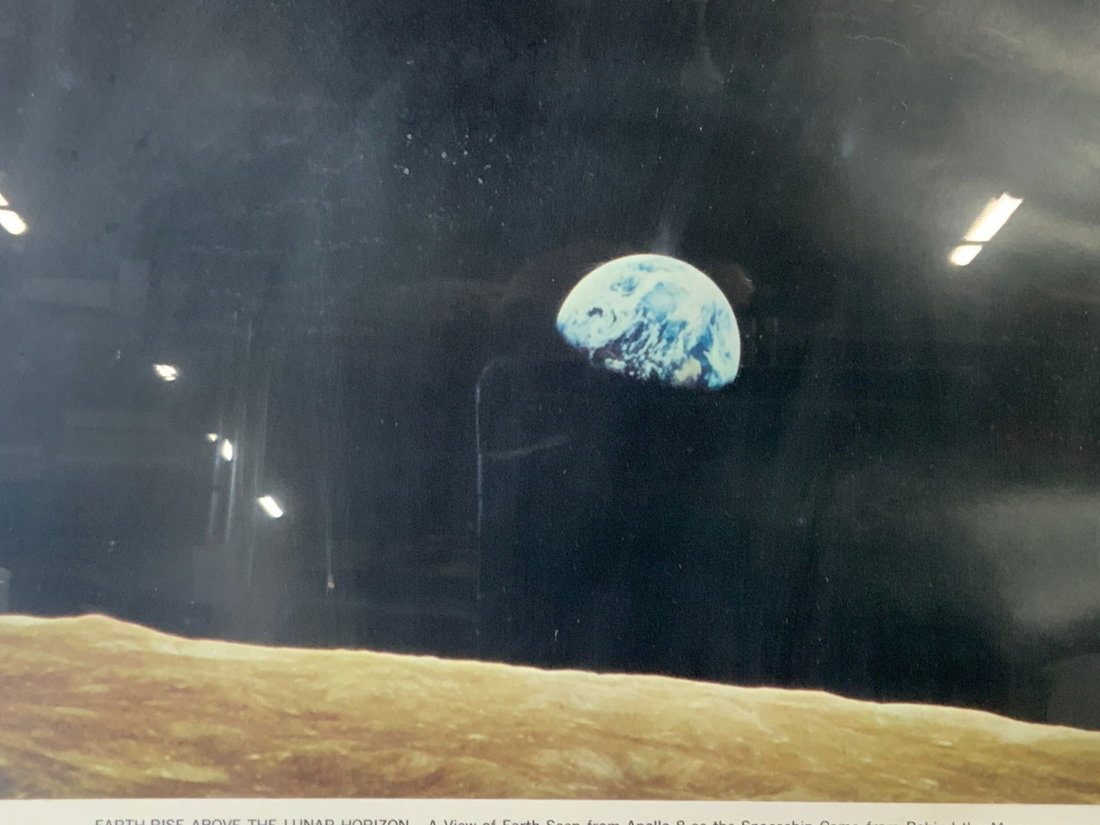 Earth-Rise Above The Lunar Horizon Print (1 of 9)