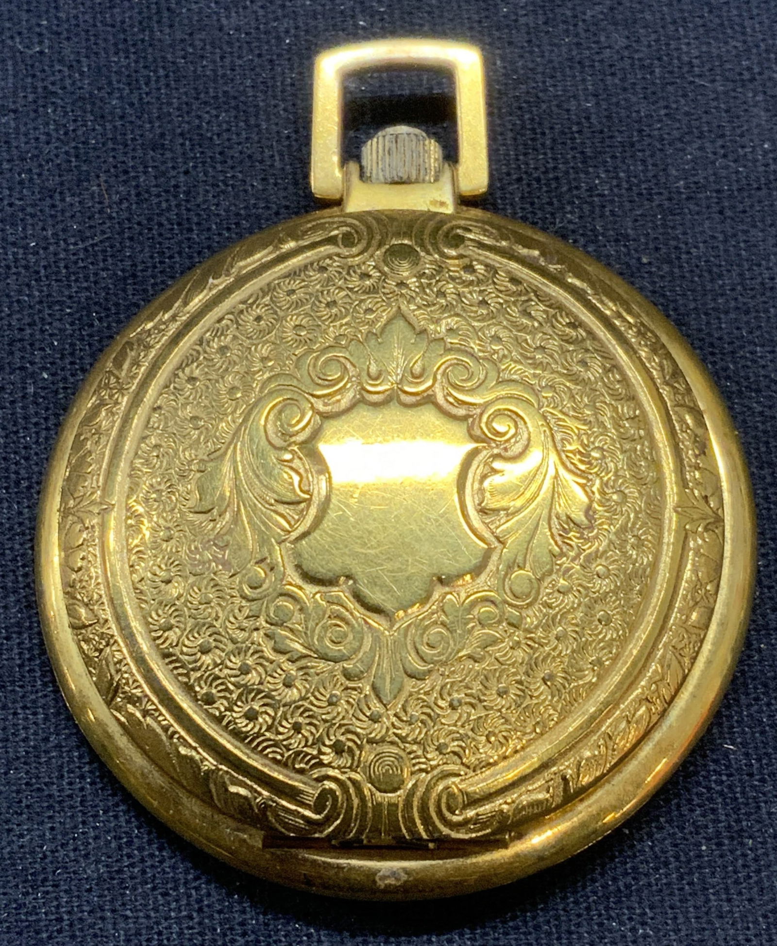 Marc David Gold Tone Pocket Watch (1 of 6)