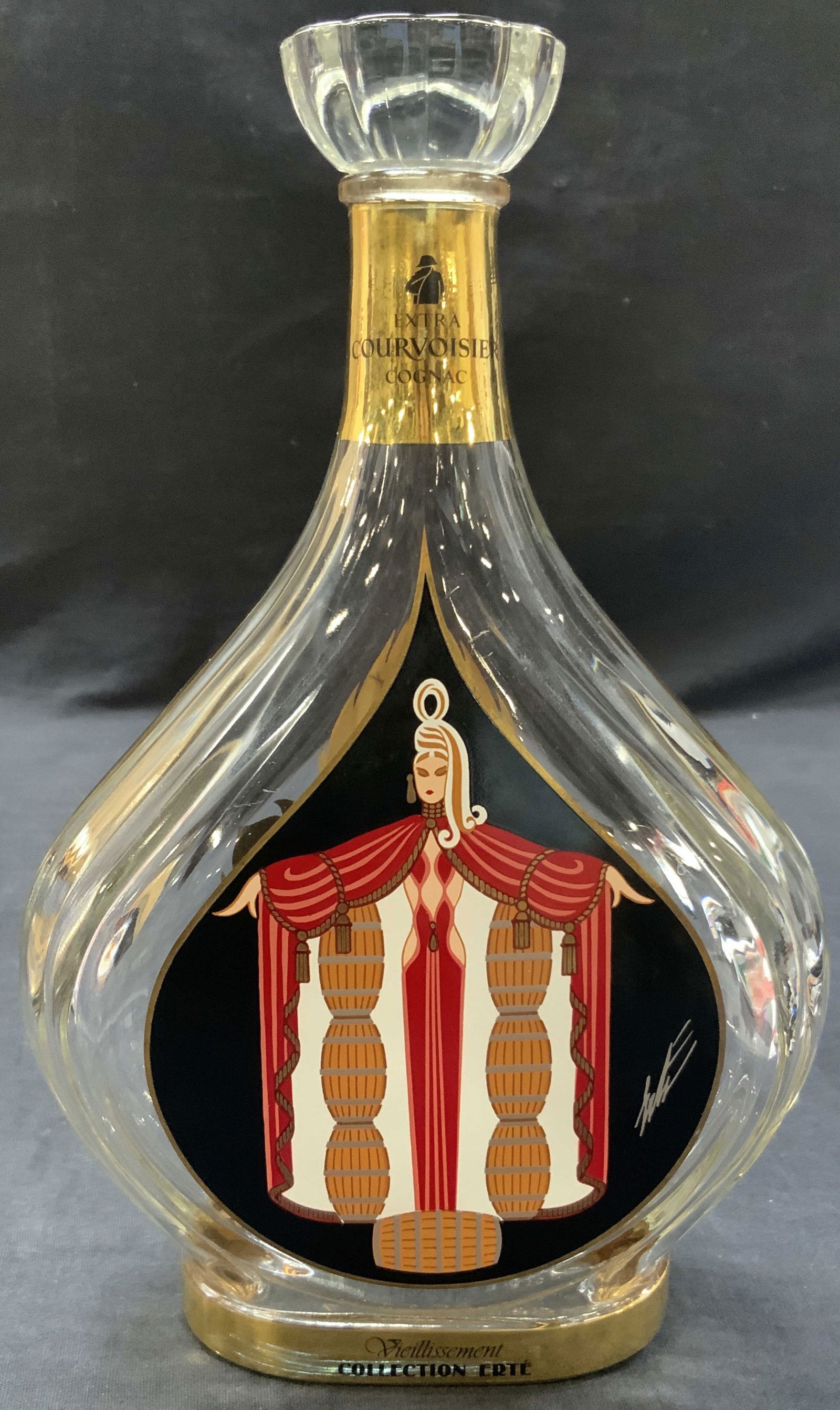 Courvoisier Erte Collection Cognac No.4 Bottle (1 of 10)