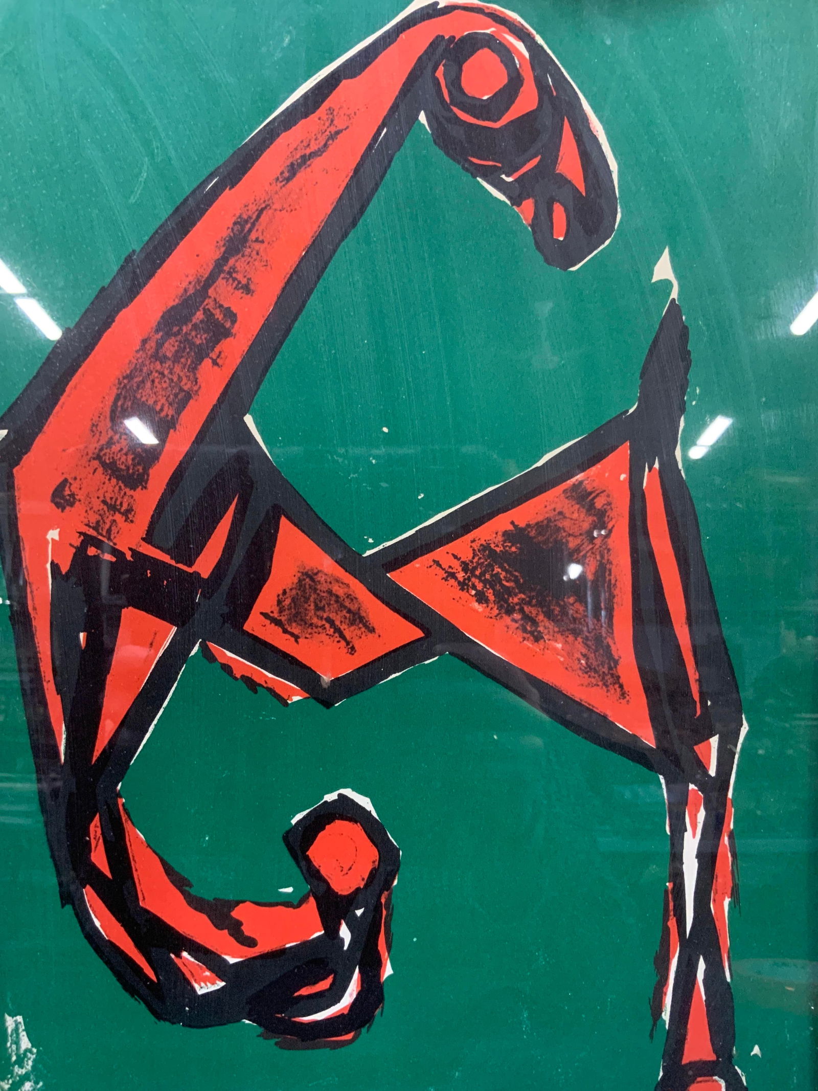 Marino Marini Horse on Green Background Print (1 of 9)