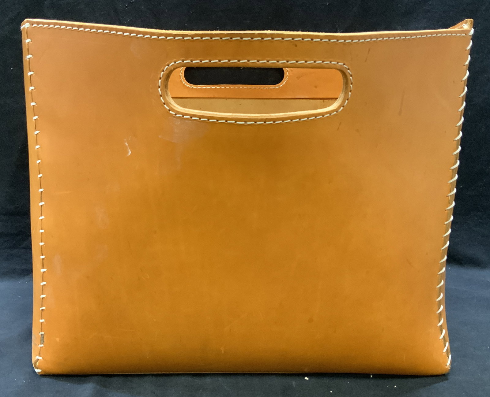 Arte & Cuoio Leather Storage Container, Italy (1 of 7)