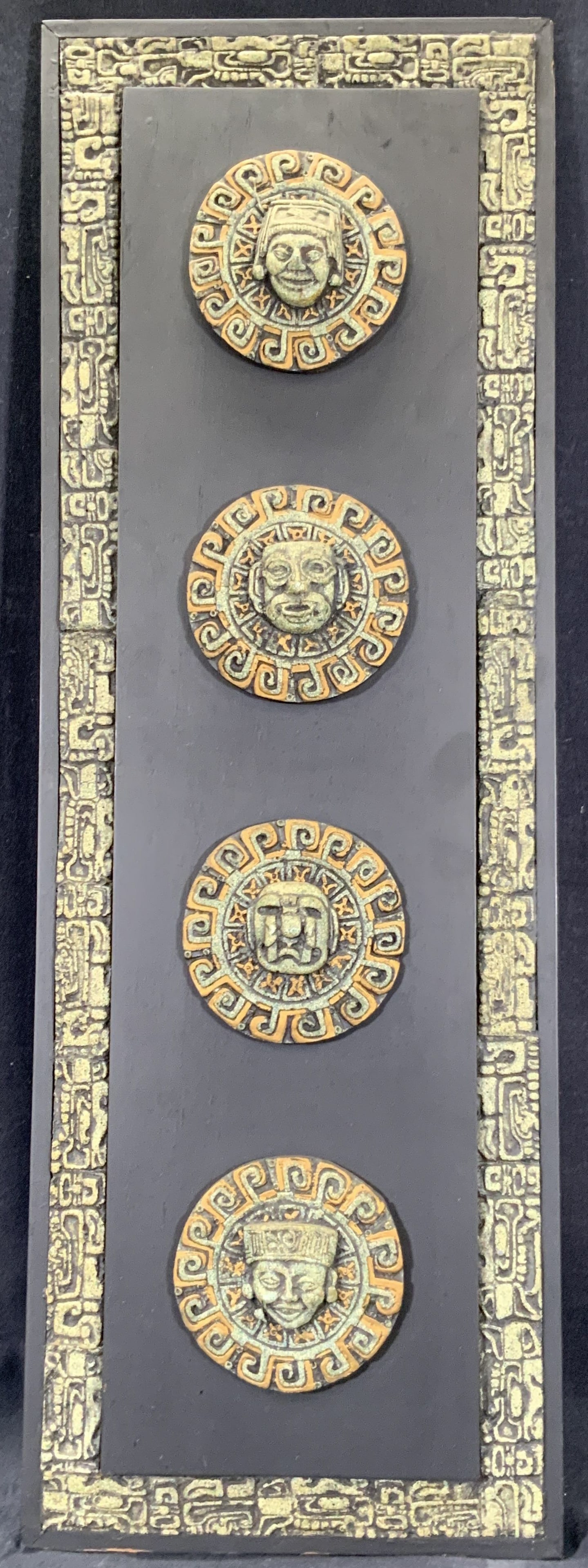 Crushed Malachite High Relief Wall Art (1 of 11)