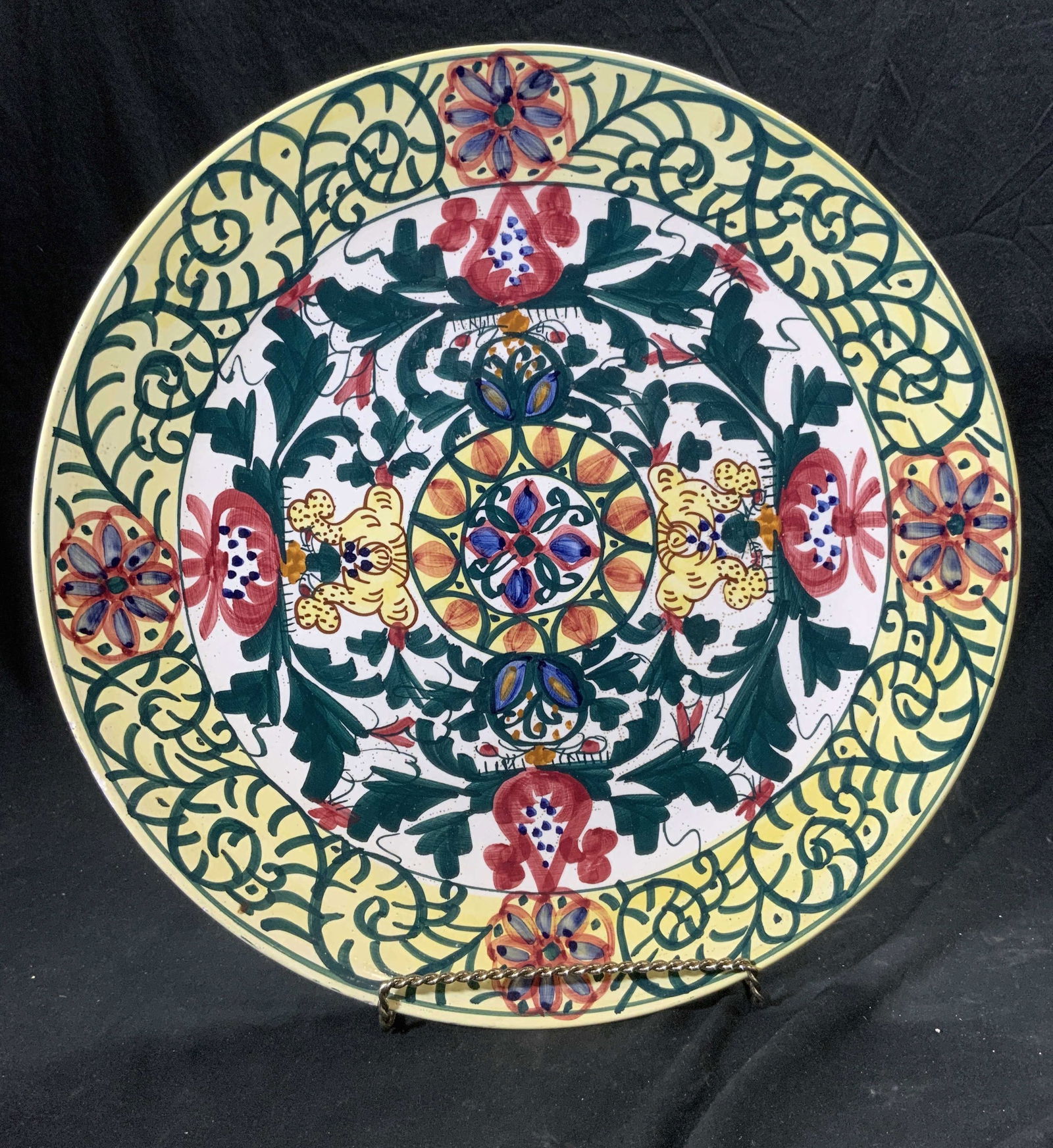 Vntg Hand Painted Porcelain Serving Platter SPAIN (1 of 10)