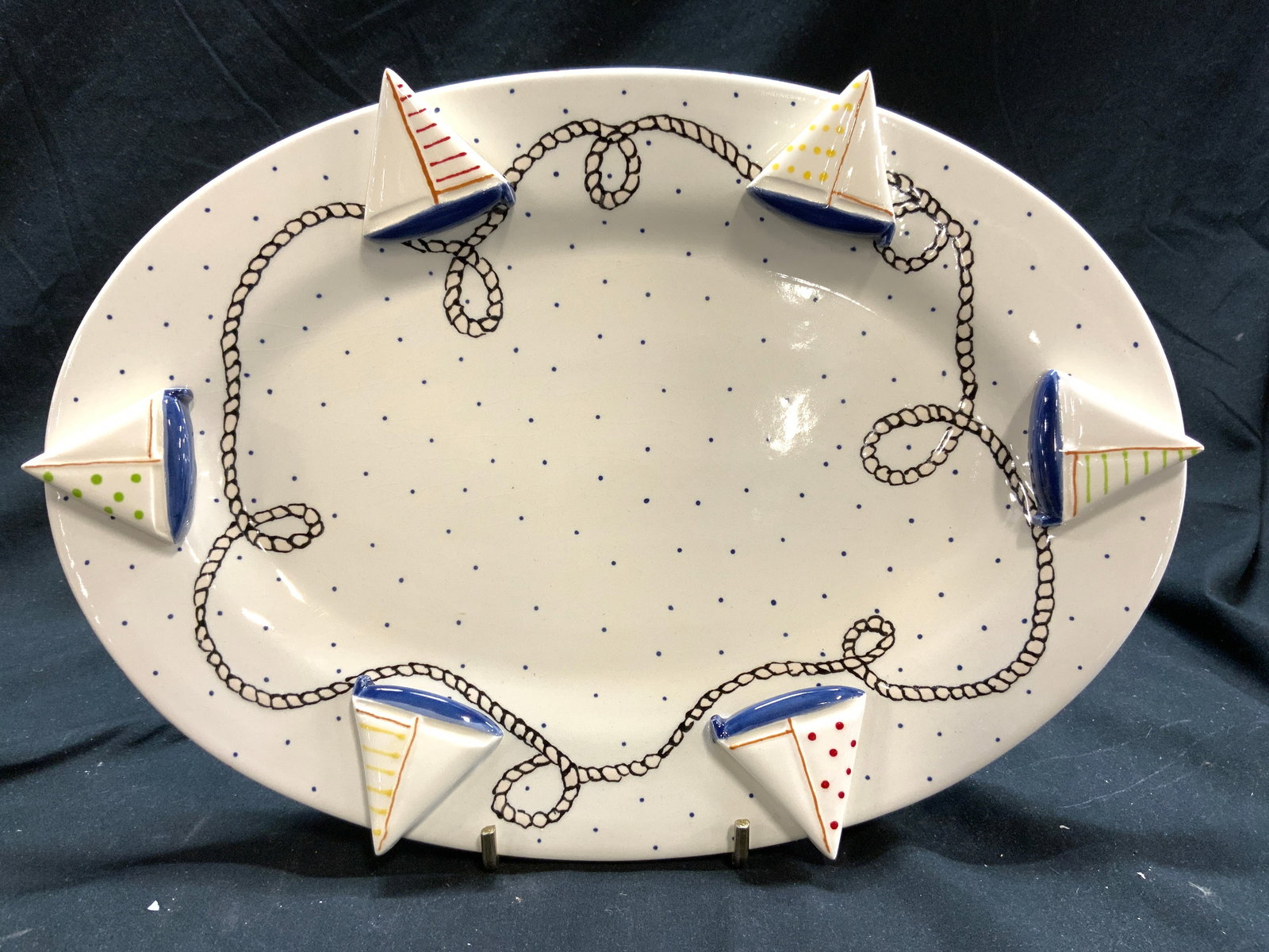 KRC Nautical Oval Porcelain Serving Dish (1 of 7)