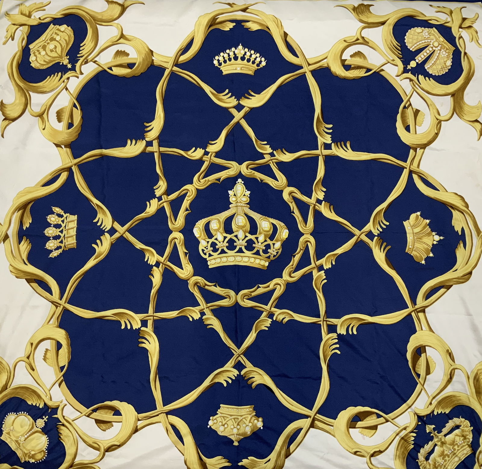 Hermes Paris for Bonwit Teller Couroness Scarf (1 of 13)