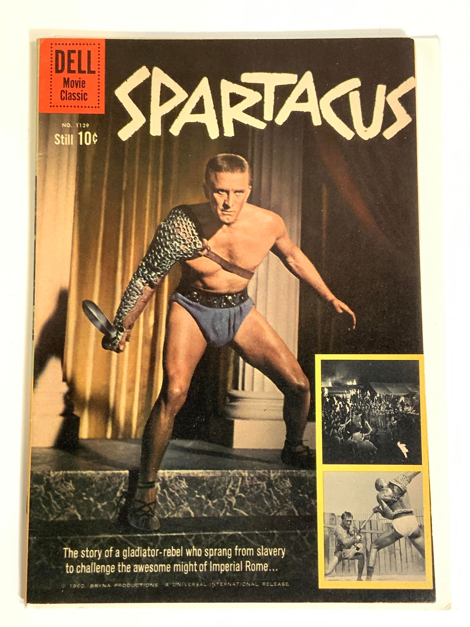 Dell Movie Classic Spartacus Comic, 11/1962 #1139 (1 of 11)