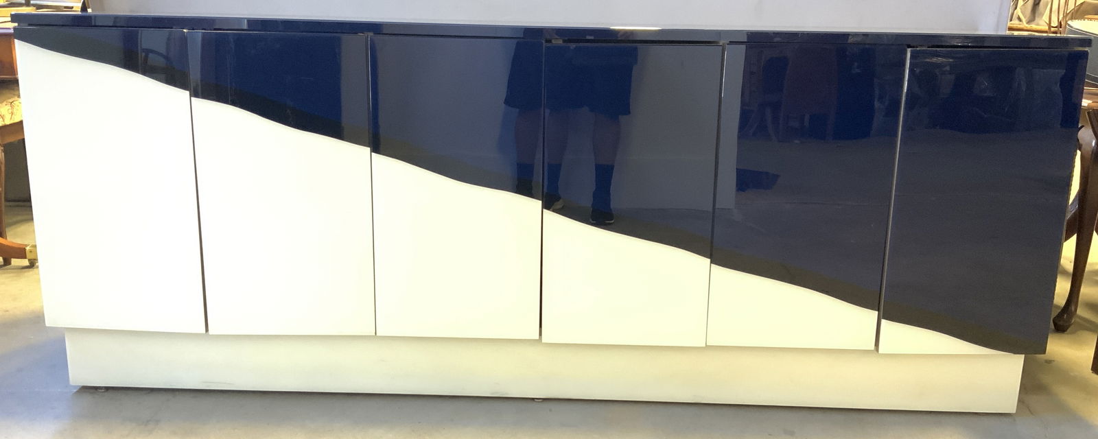 Postmodern Lacquer Sideboard Hayman Chaffey 1980s (1 of 8)