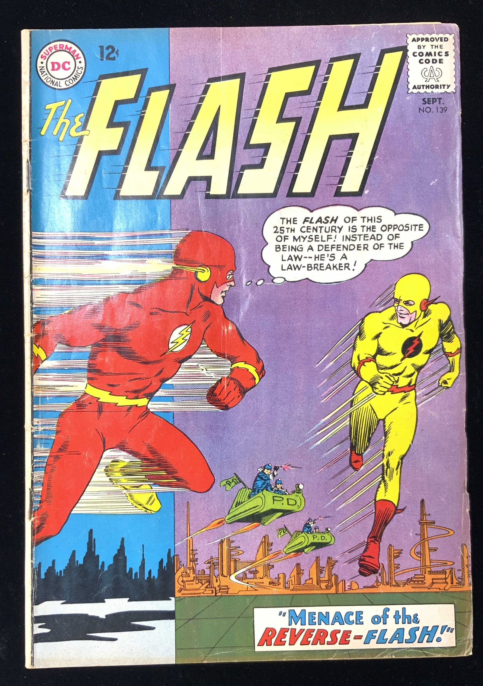 Vntg The Flash, DC Comics, Sept 1963, No. 139 (1 of 6)