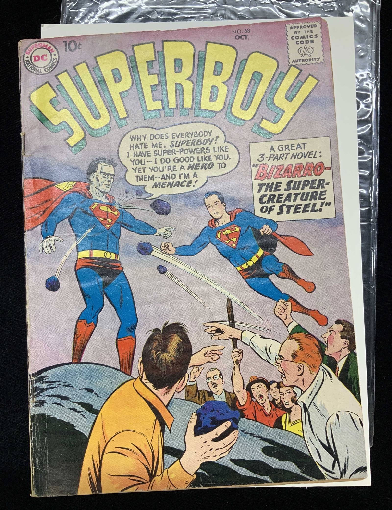 DC Superboy Collectible Comic Bk, Oct. 1958,#68 (1 of 11)