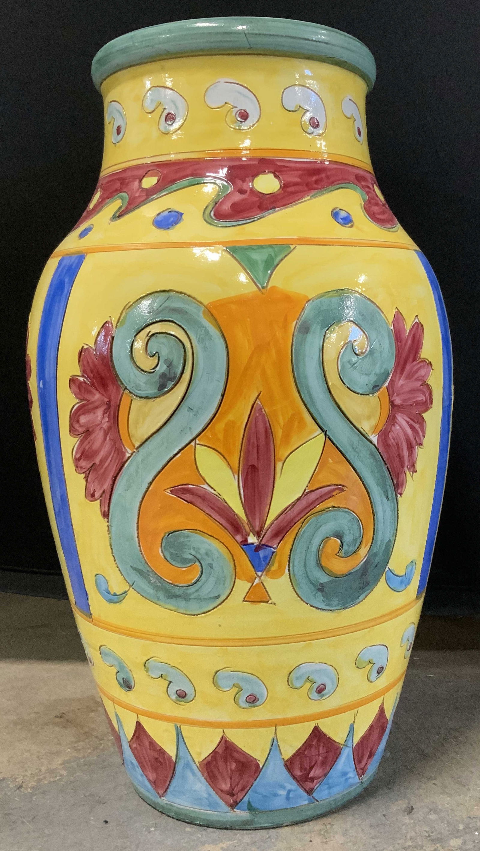 L Atitita di Deruta Italian Terracotta Vase, 21in (1 of 8)