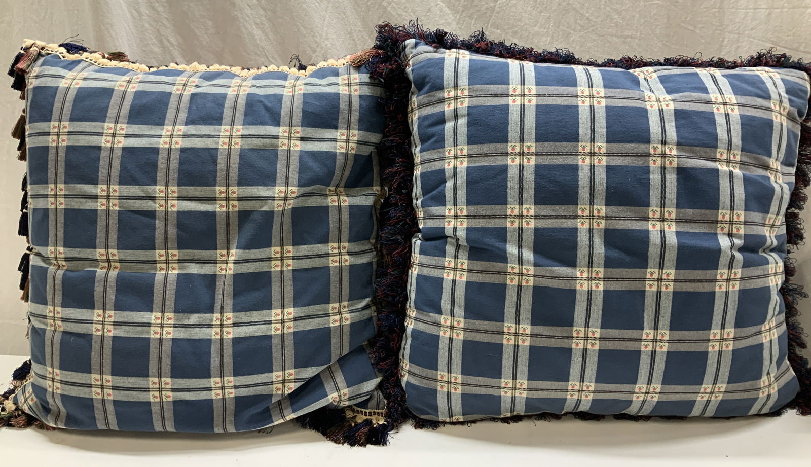 Pair Custom Upholstered Euro Down Pillows (1 of 10)