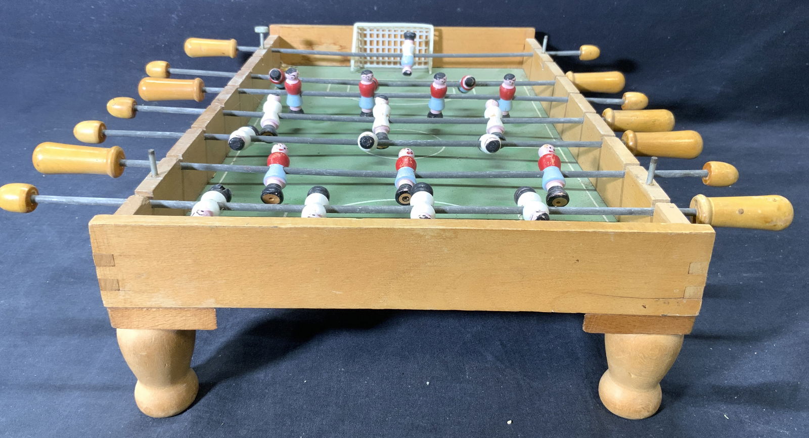 Vintage Wooden Tabletop Foosball Game (1 of 9)