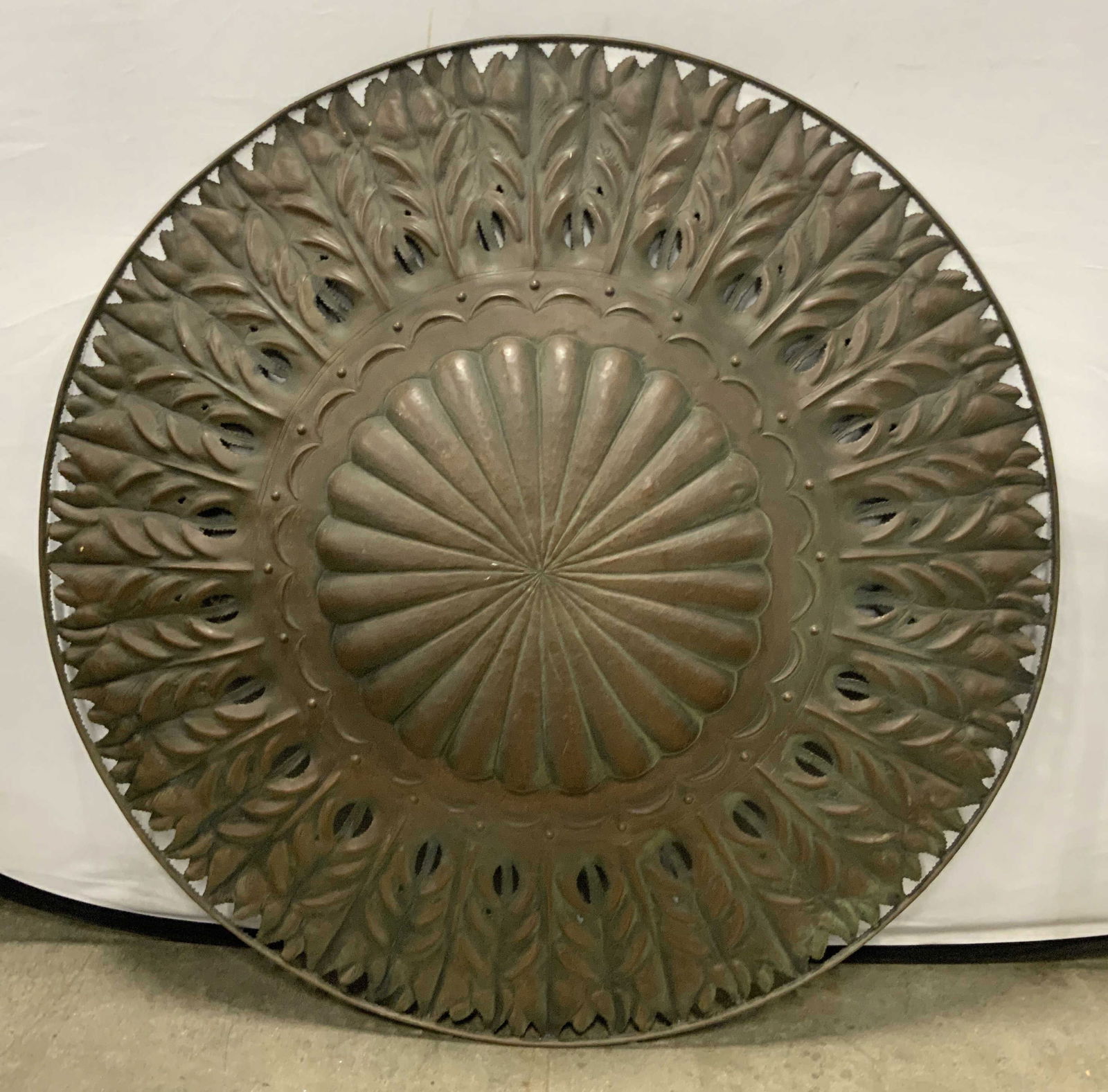 Edigio Casagrande Sgnd Metal Wall Plaque Italy XL (1 of 10)