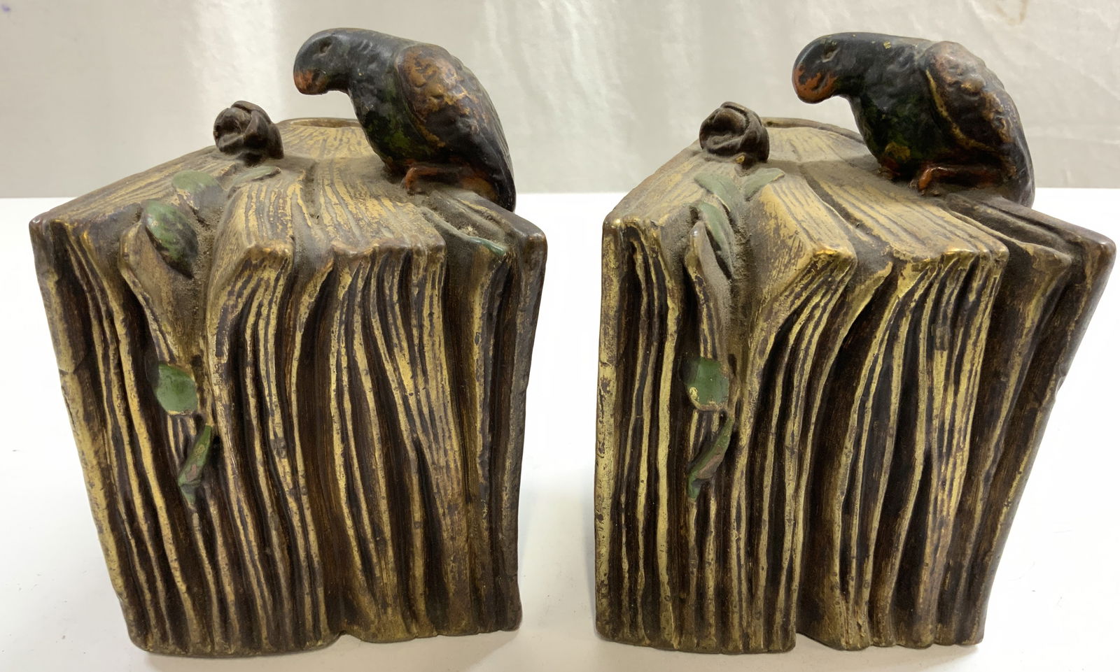 Lot 2 Vntg Iron Bird On Book Bookends (1 of 9)