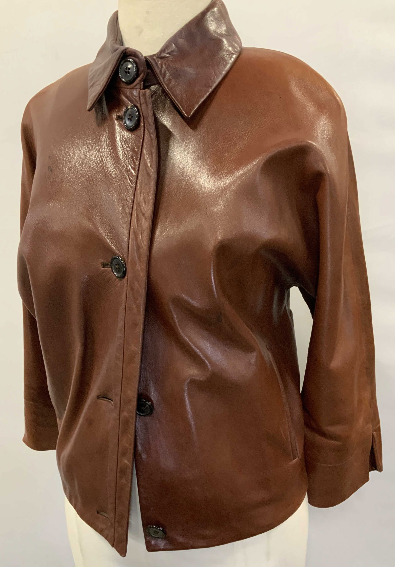 Jil Sander Leather Jacket , Italy (1 of 13)