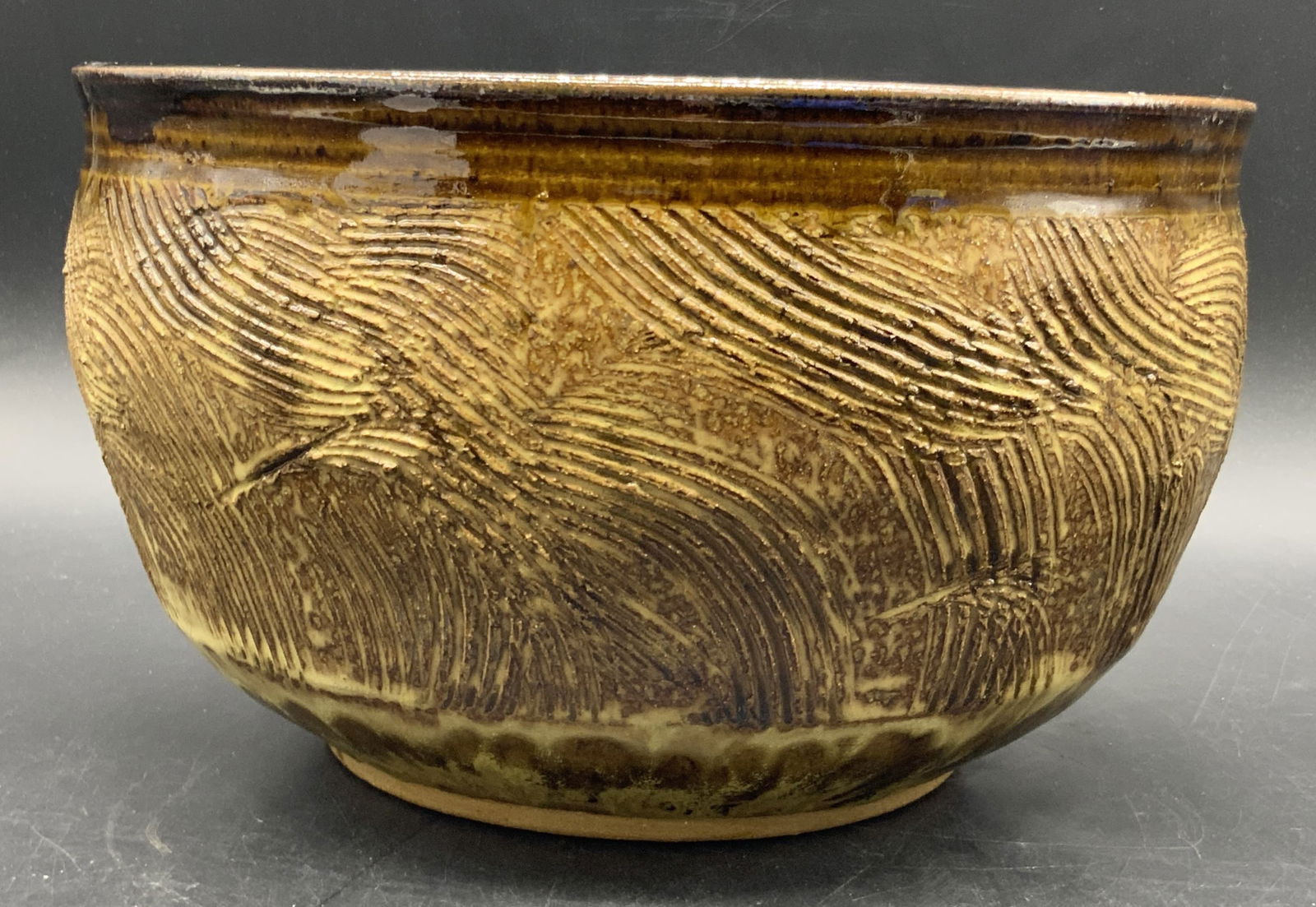 GRANT Signed Handmade Artisan Pottery Planter (1 of 8)