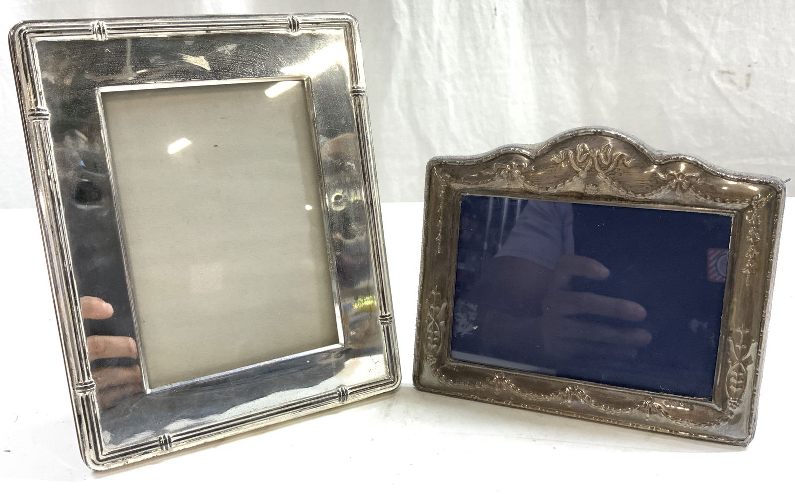 CHRISTOFLE Sterling Silv & Silver Plate Pic Frames (1 of 10)
