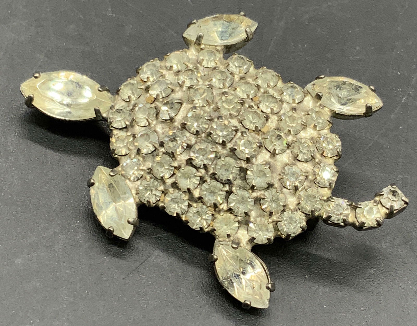 Vintage Bejeweled Turtle Brooch, Jewelry (1 of 7)