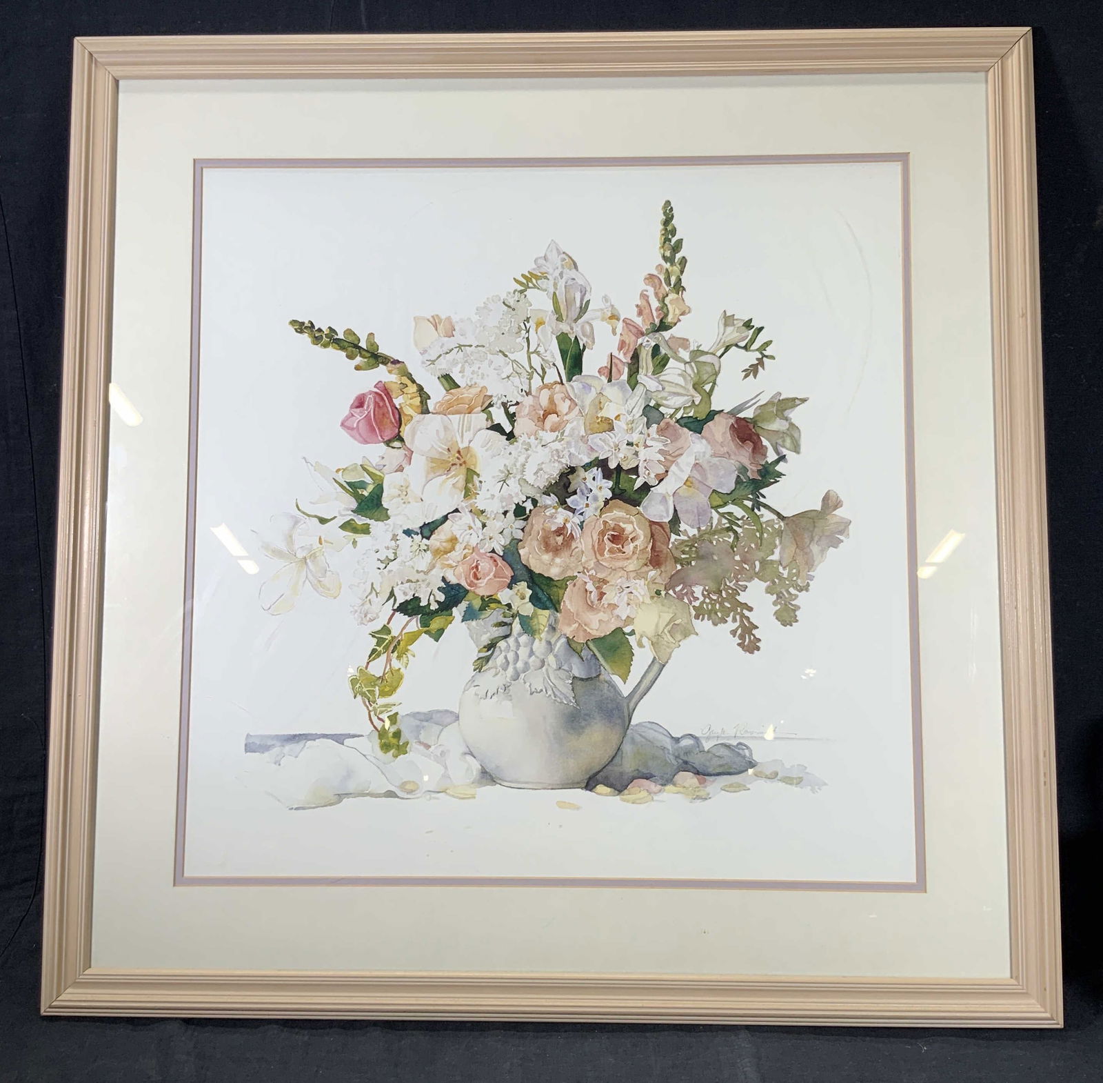 Gayle Rovnick Vintage Champagne Bouquet Lithograph (1 of 10)