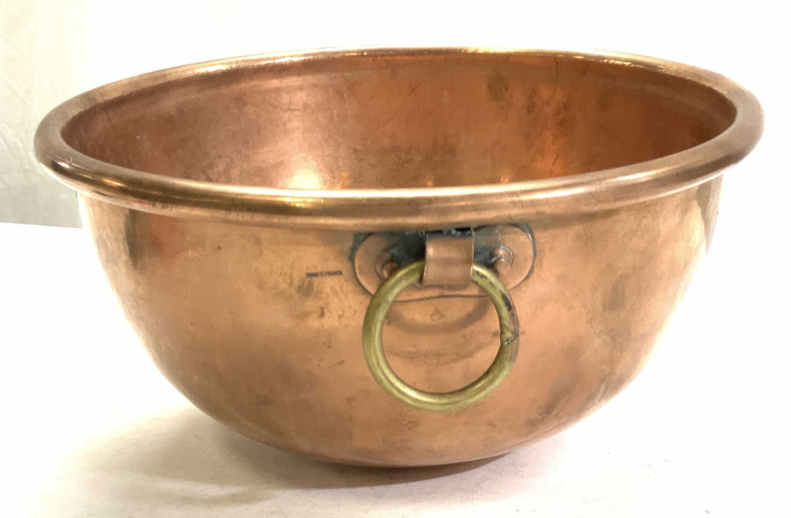 Copper Mixing Bowl, Made In France Auction