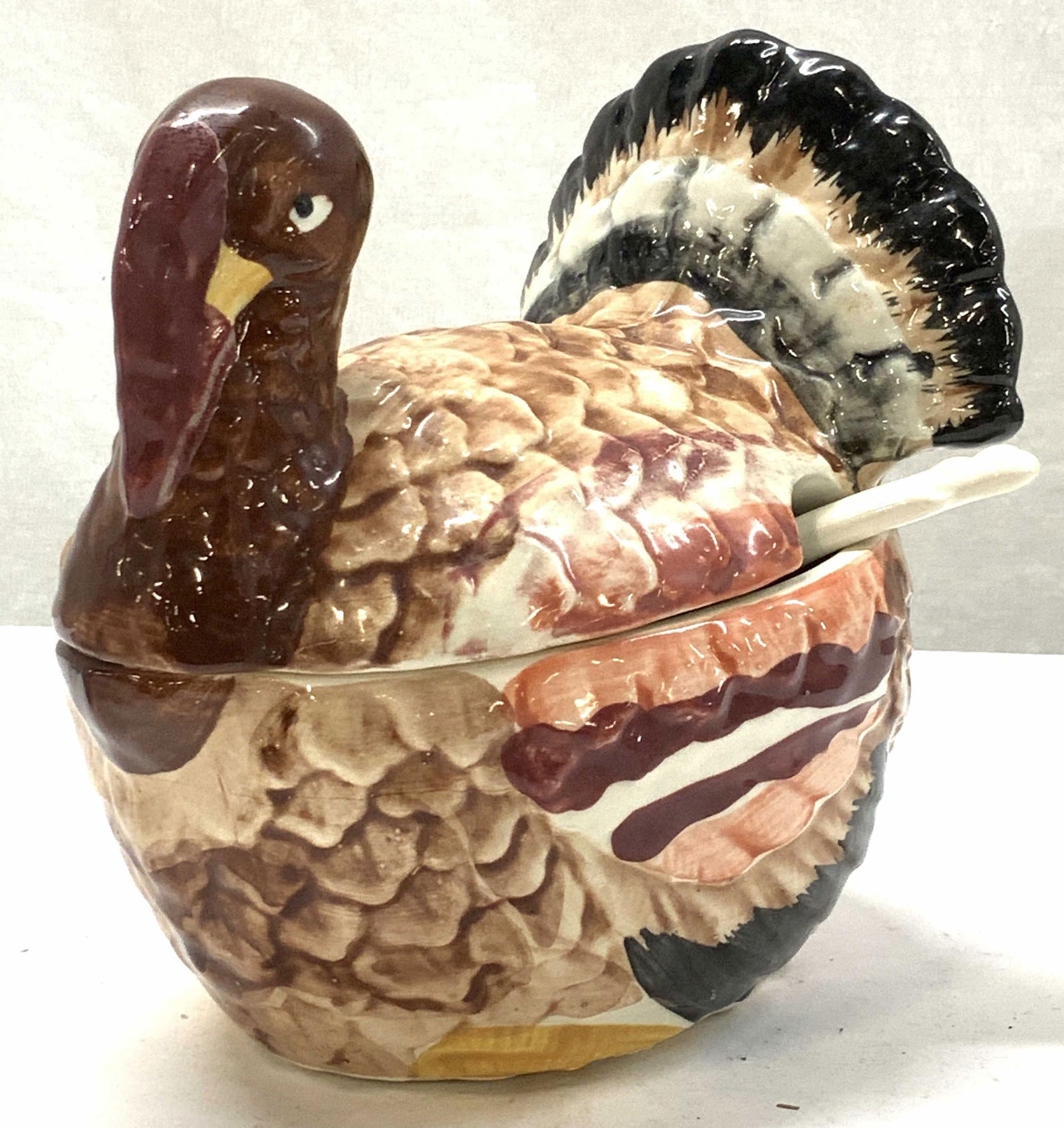 Mid Century Ceramic Turkey Tureen, 3 (1 of 8)