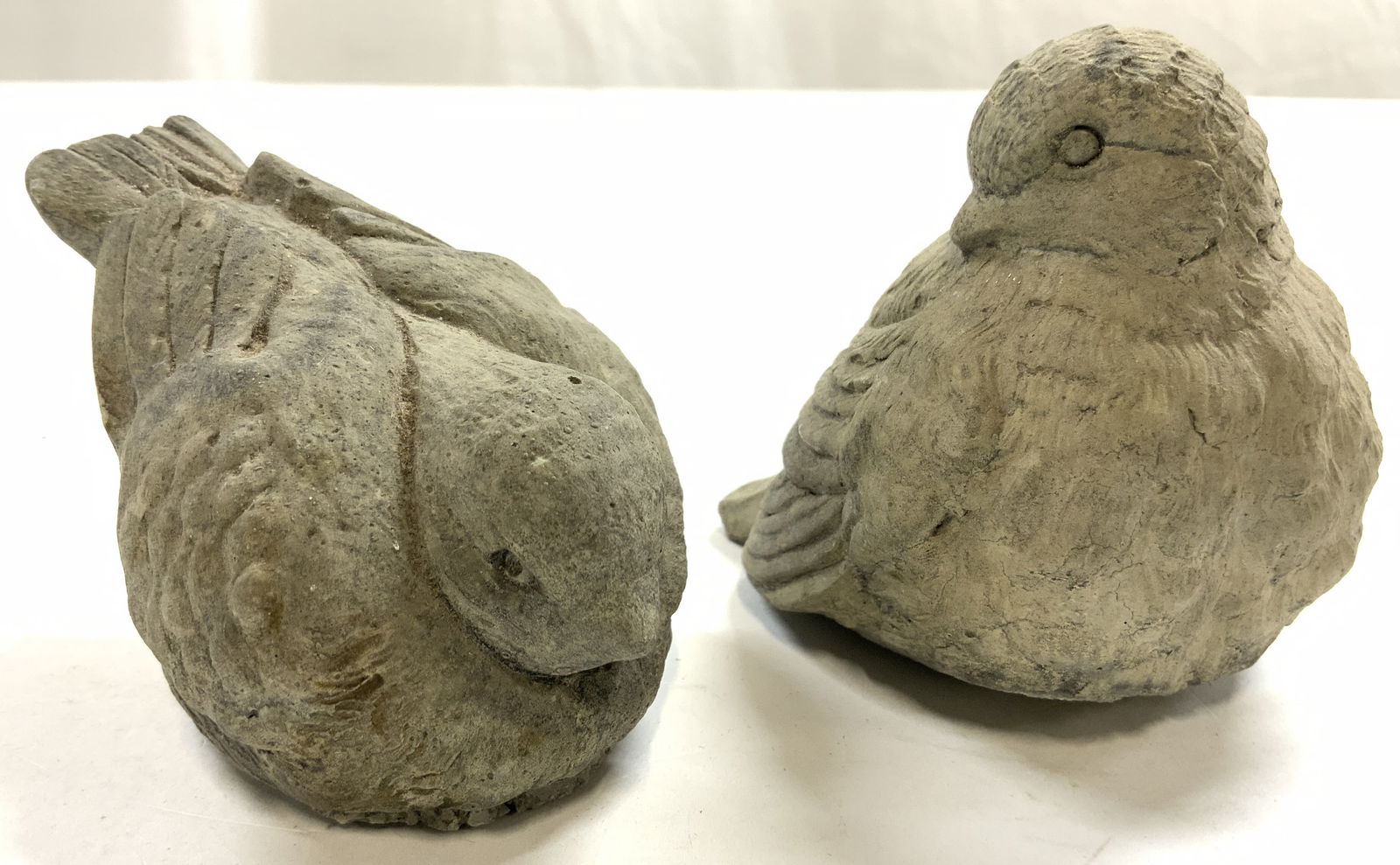 GARDENERS EDEN Carved Cement Bird Figures ENGLAND (1 of 7)