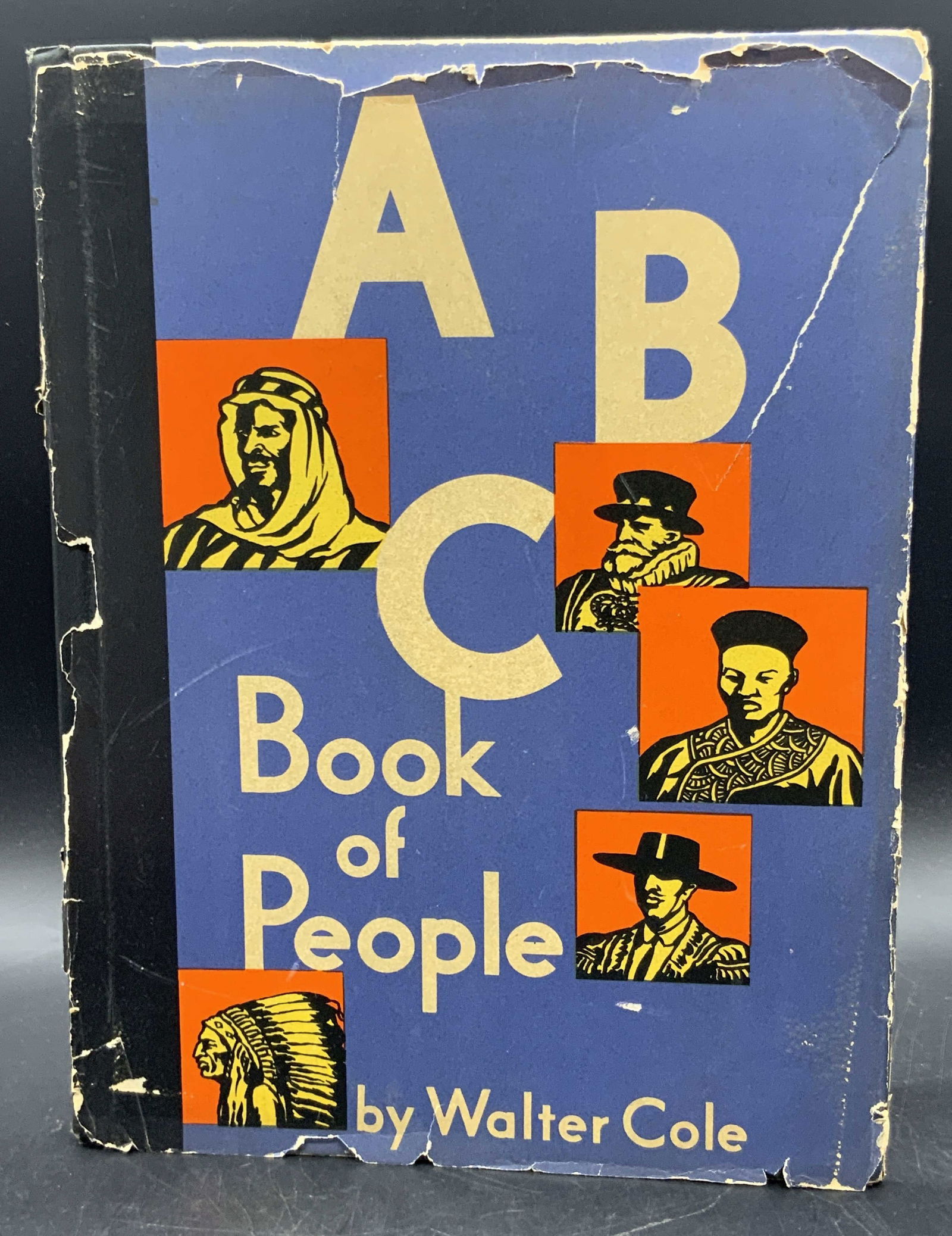 WALTER COLE Signed ABC Book of People Illstr Book (1 of 16)