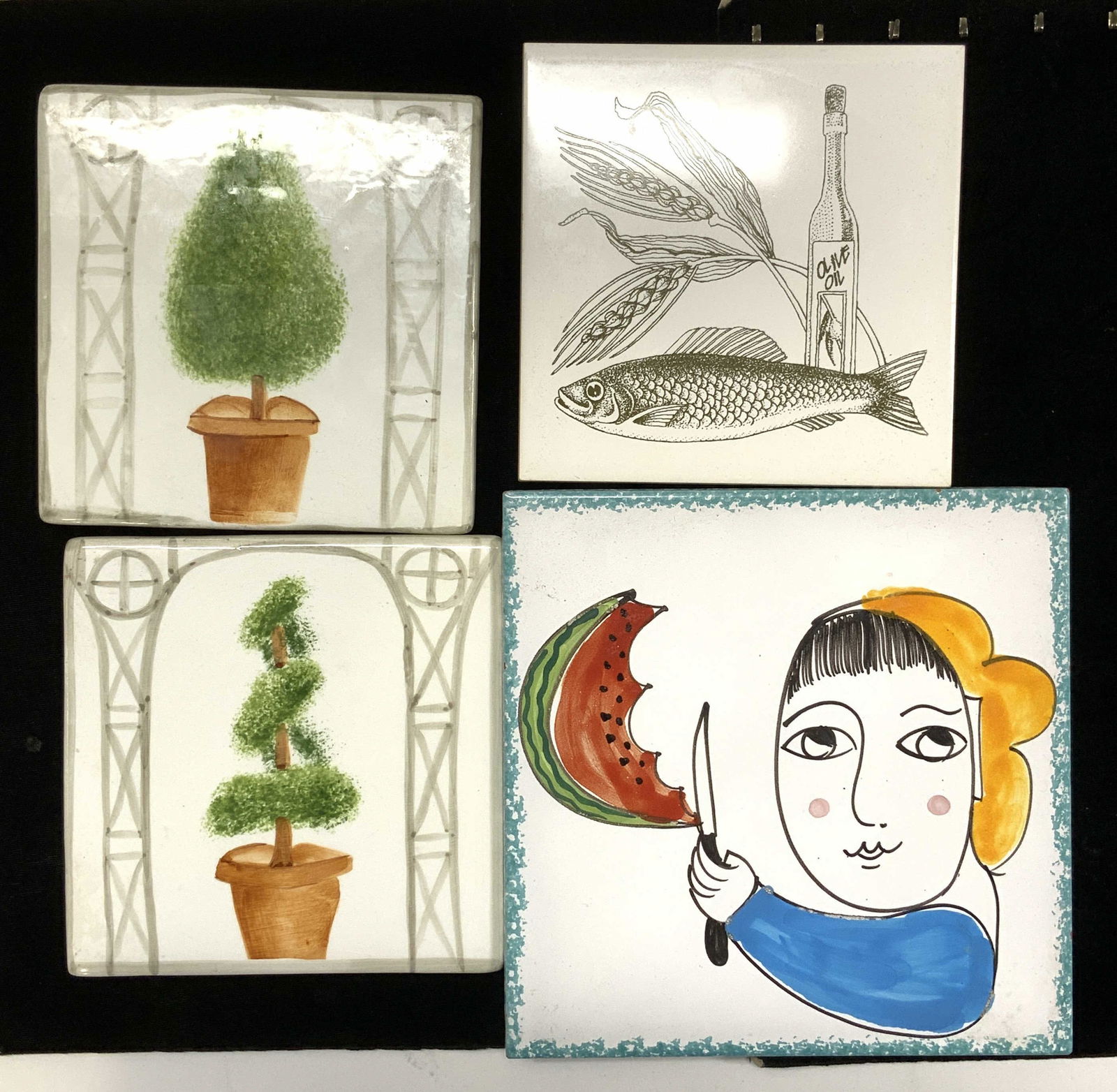 Zrike, CSG Italy Ceramic Trivet Tiles, 4 (1 of 7)