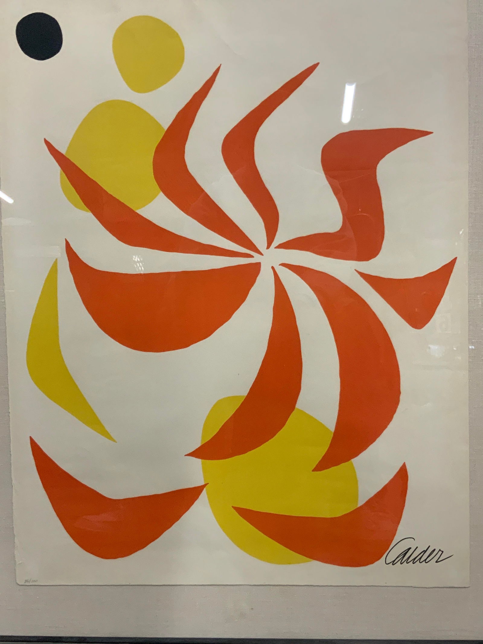 Signed Alexander Calder Untitled Limited Print (1 of 6)
