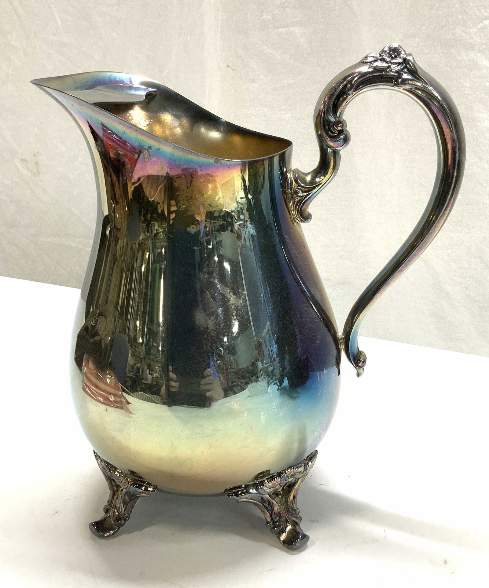 Wm Rogers Silver Plated Water Pitcher (1 of 6)