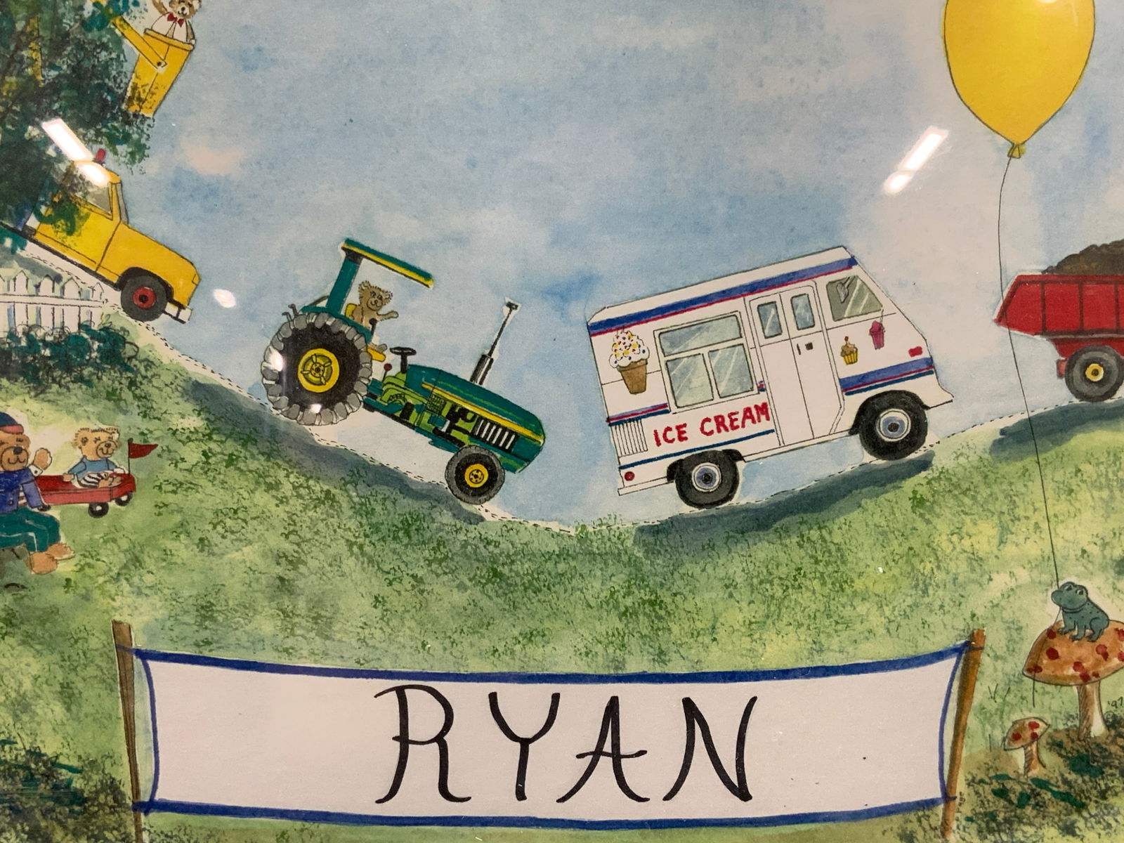 Debbi Page Sgd Ryan Watercolor Lithograph (1 of 8)