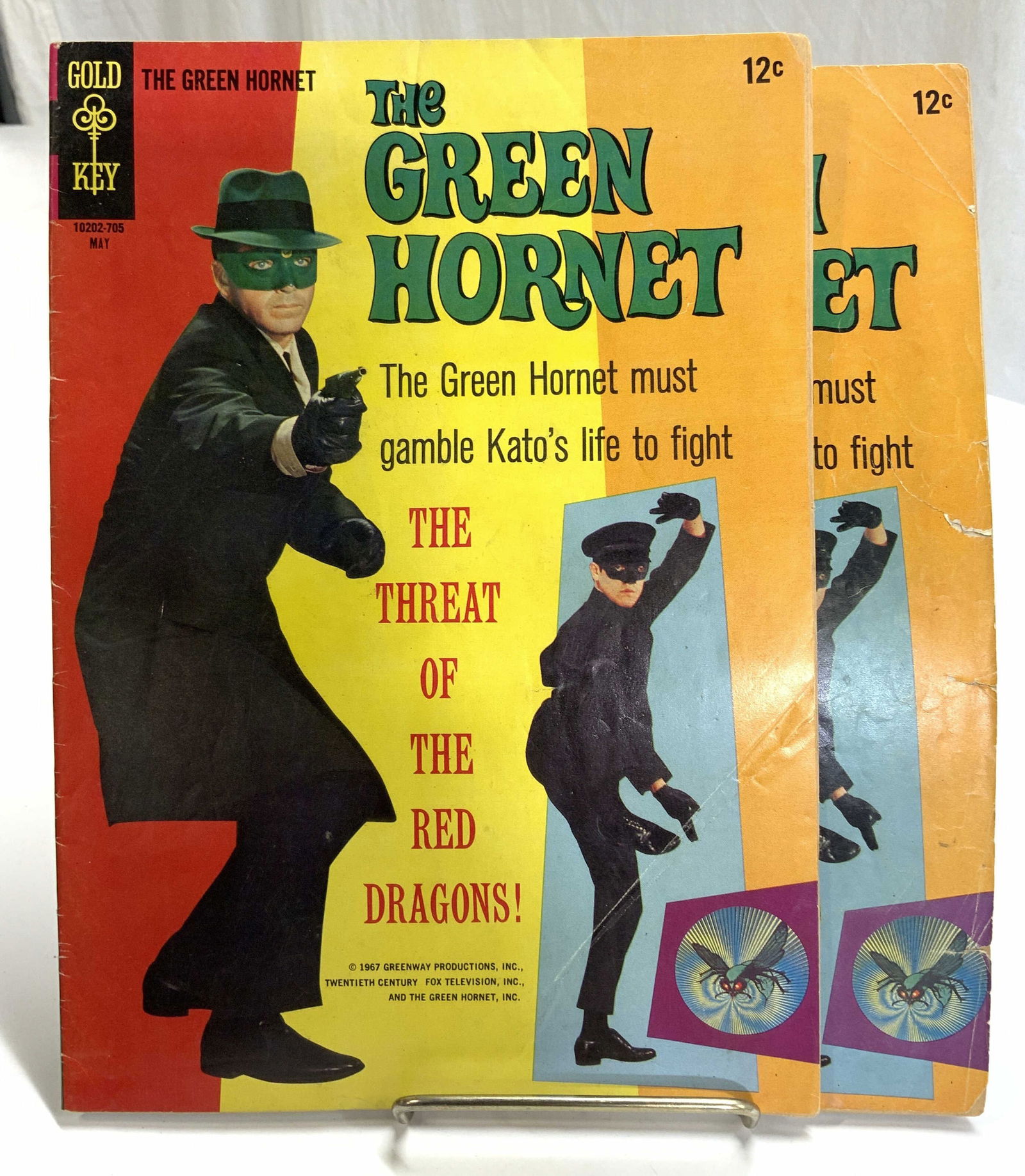 2 Gold Key Green Hornet Comic Bk, May 1967 (1 of 6)