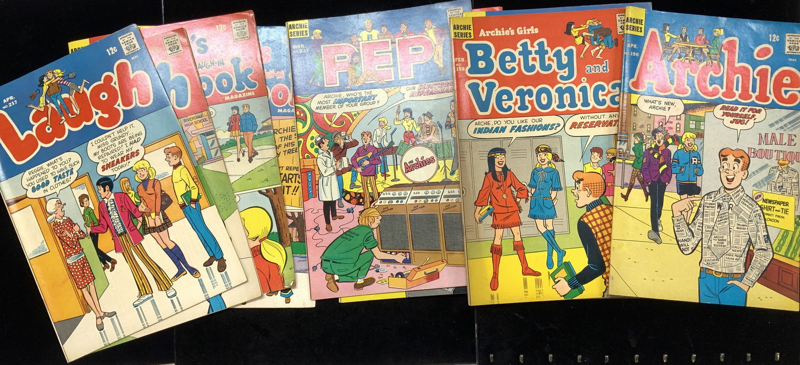 10 Vntg Archie Series Comic Books, 1969 (1 of 8)