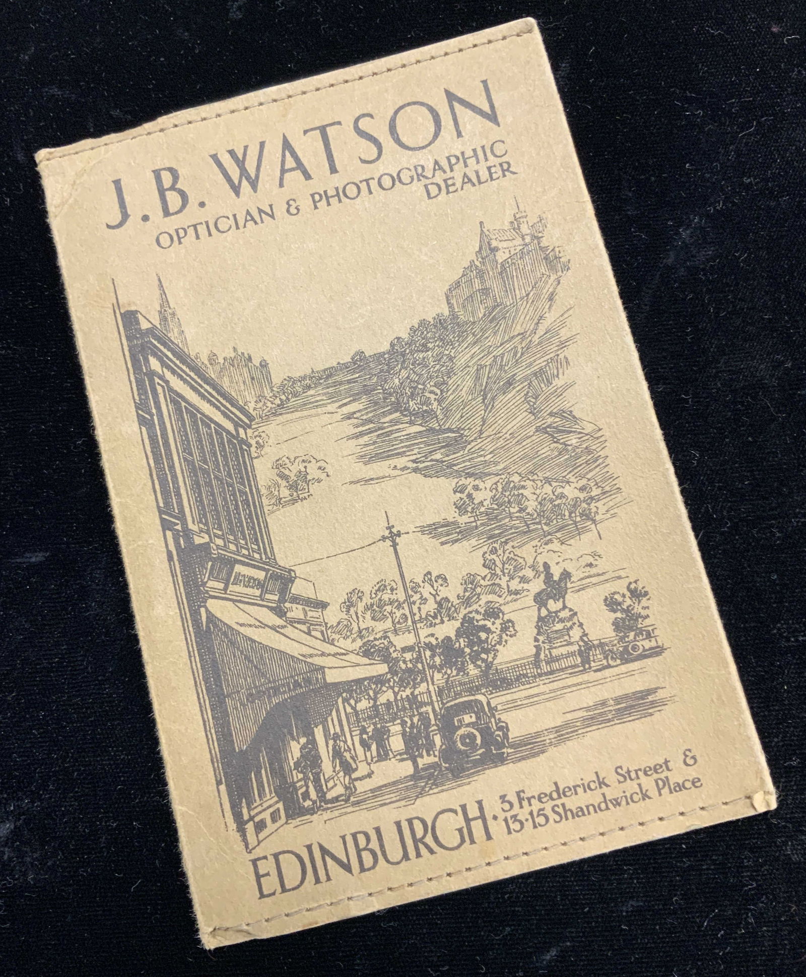 J.B. Watson Photo Order Book, Edinburgh, Antique (1 of 6)