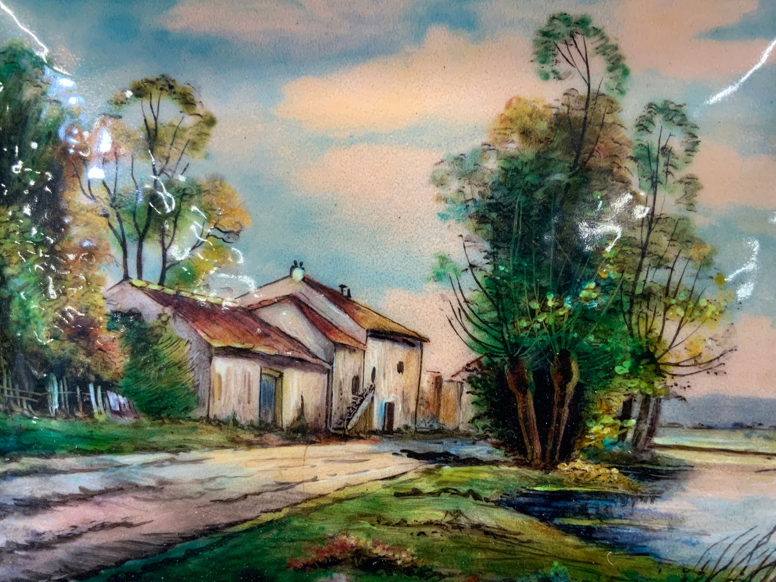 F.J. Carmona Vintage Enameled Limoges Plaque (1 of 10)