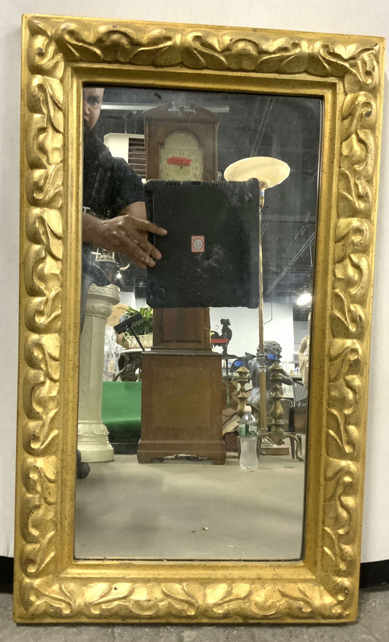 Vintage Gilt Wood Wall Mirror 25in (1 of 6)