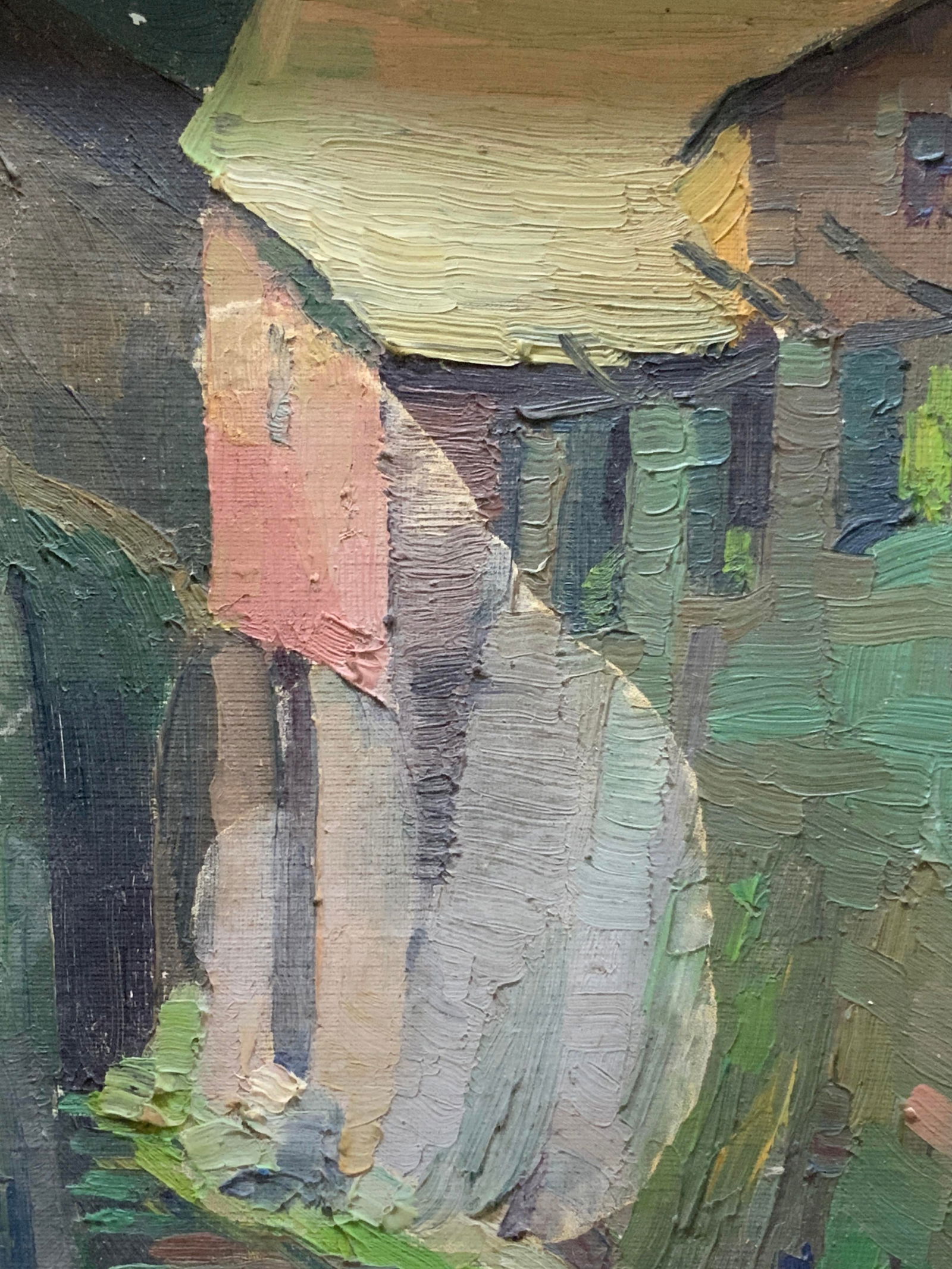 Ettore Frana Street Scene Original Painting (1 of 8)