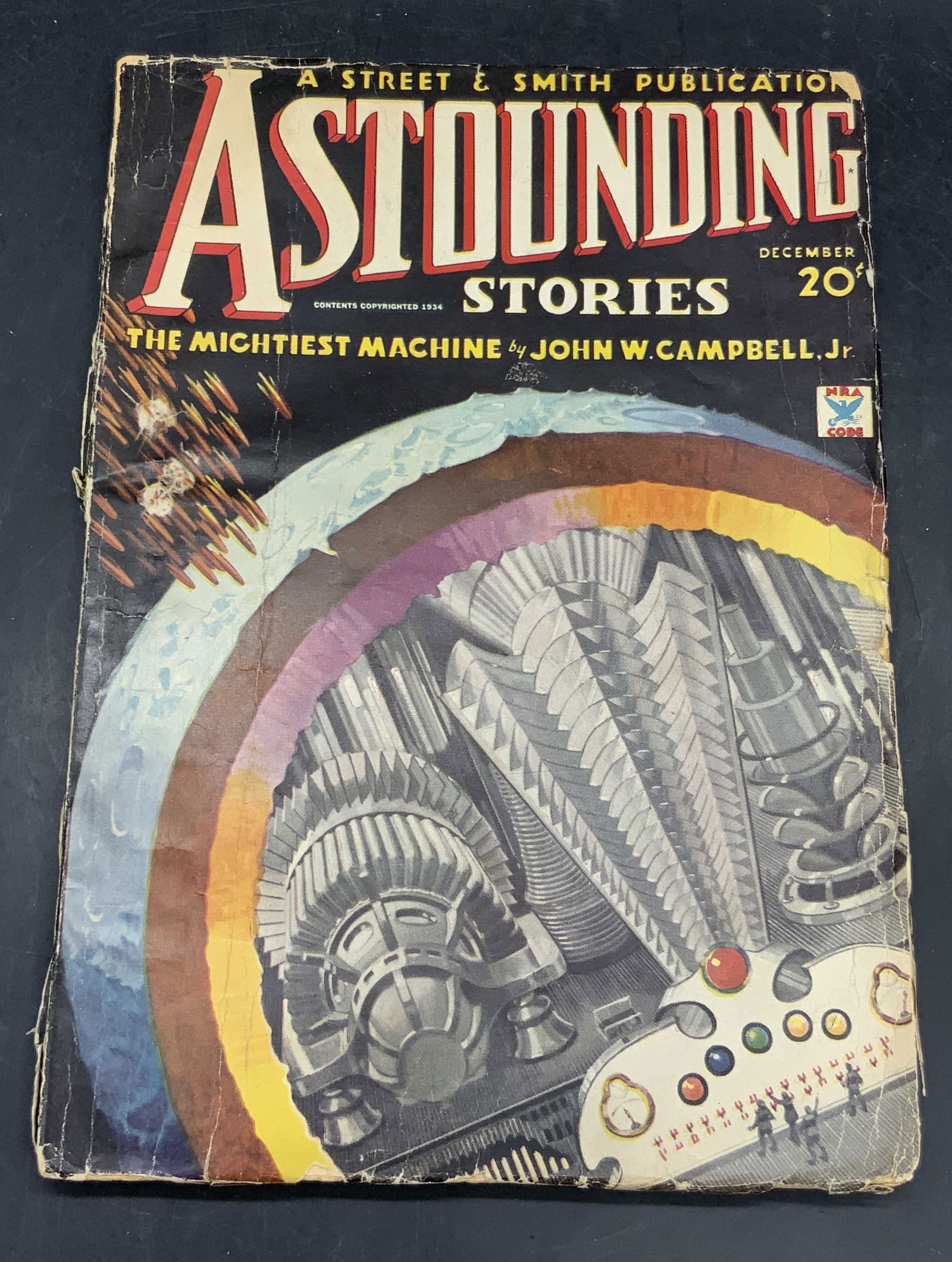1934 ASTOUNDING STORIES Vol. XIV No. 4 Sci Fi Mag (1 of 11)