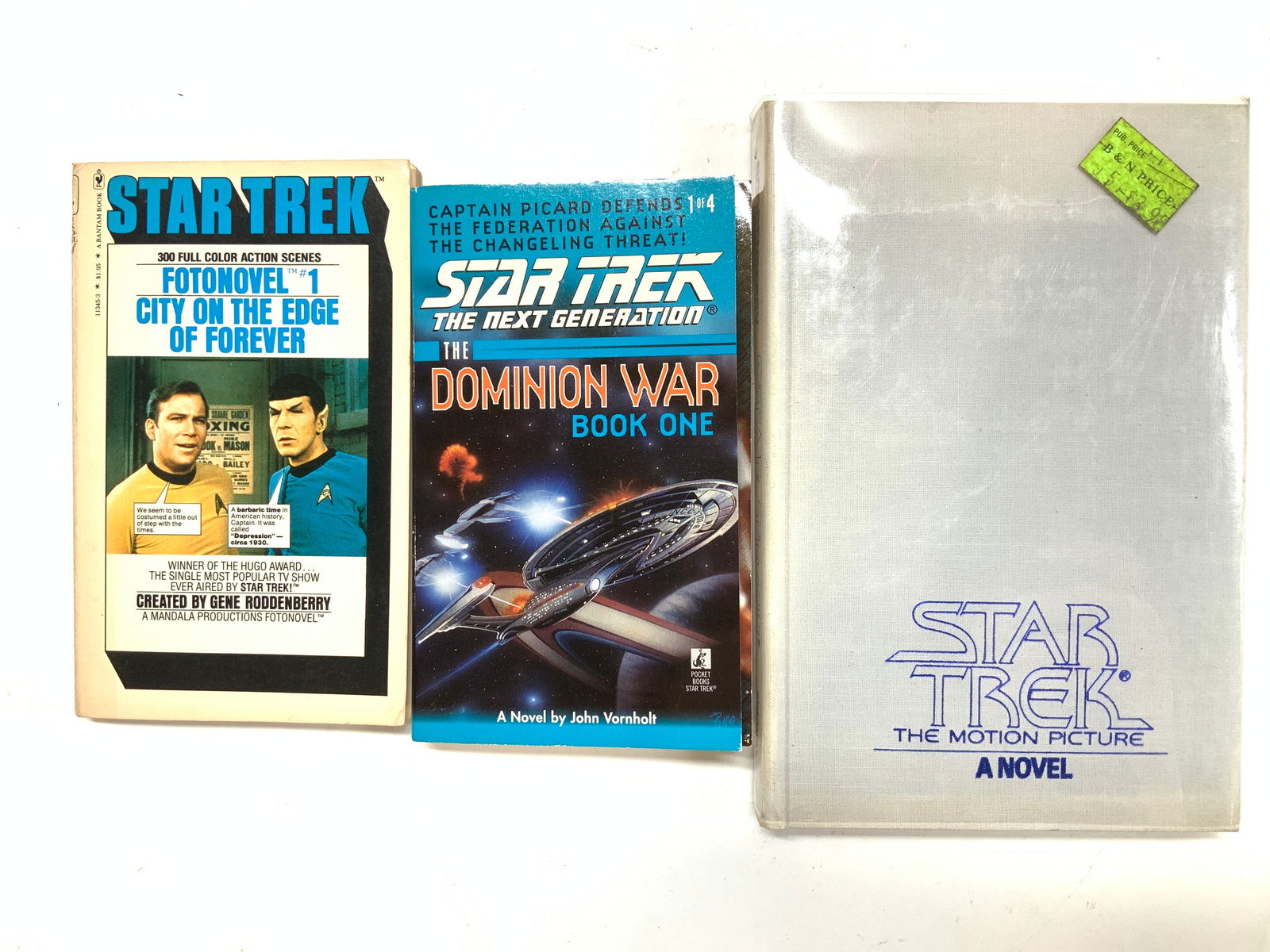 3 Collectible Star Trek Novels, SIGNED Author, 1970s (1 of 12)