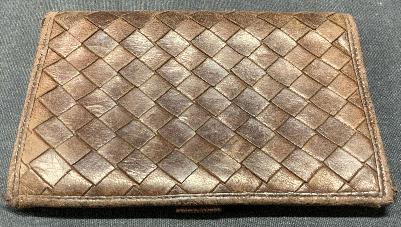 BOTTEGA VENETA Italian Brown Leather Wallet (1 of 10)