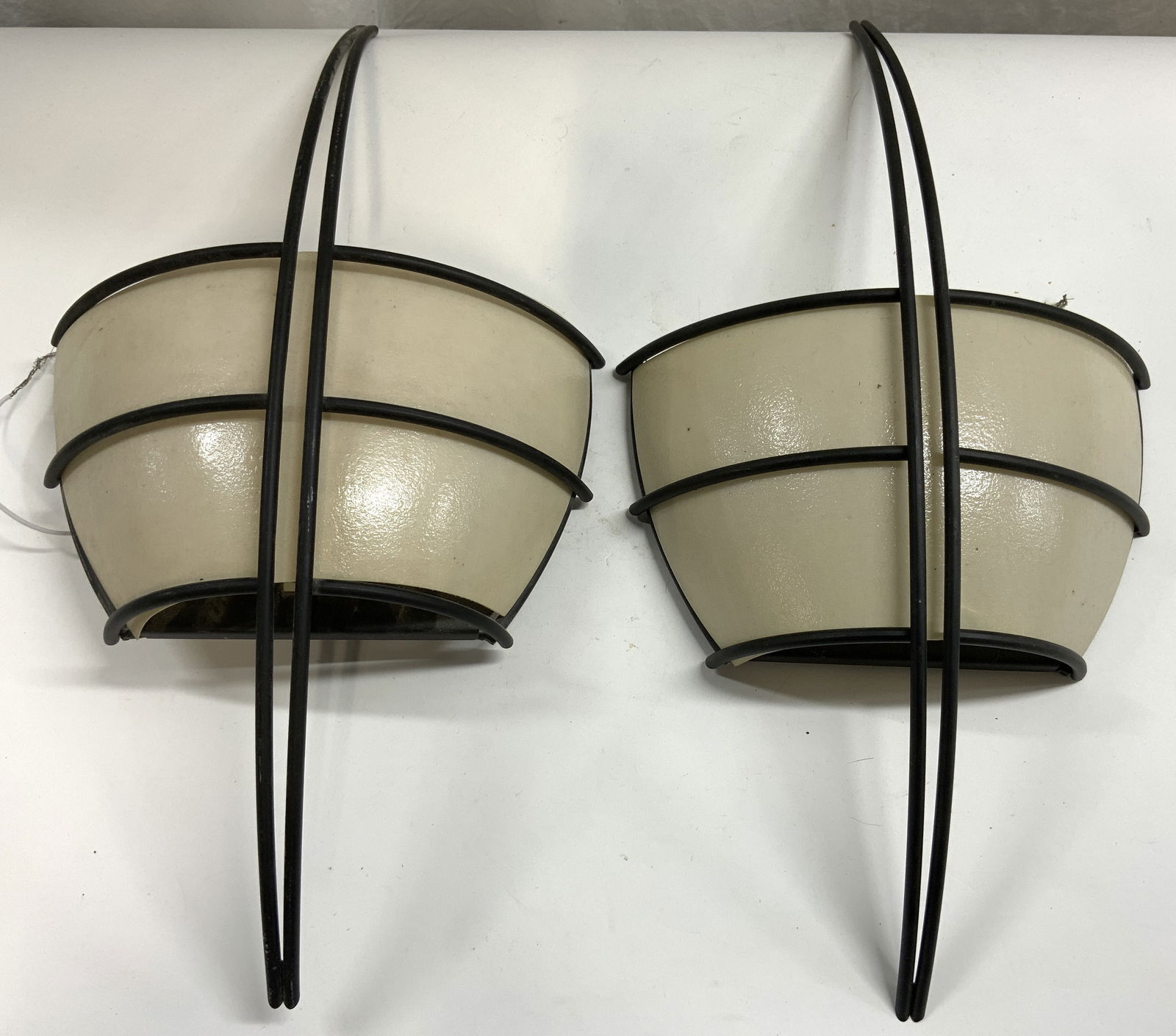 Pair Arc Metal Wall Sconces 20.5in (1 of 6)