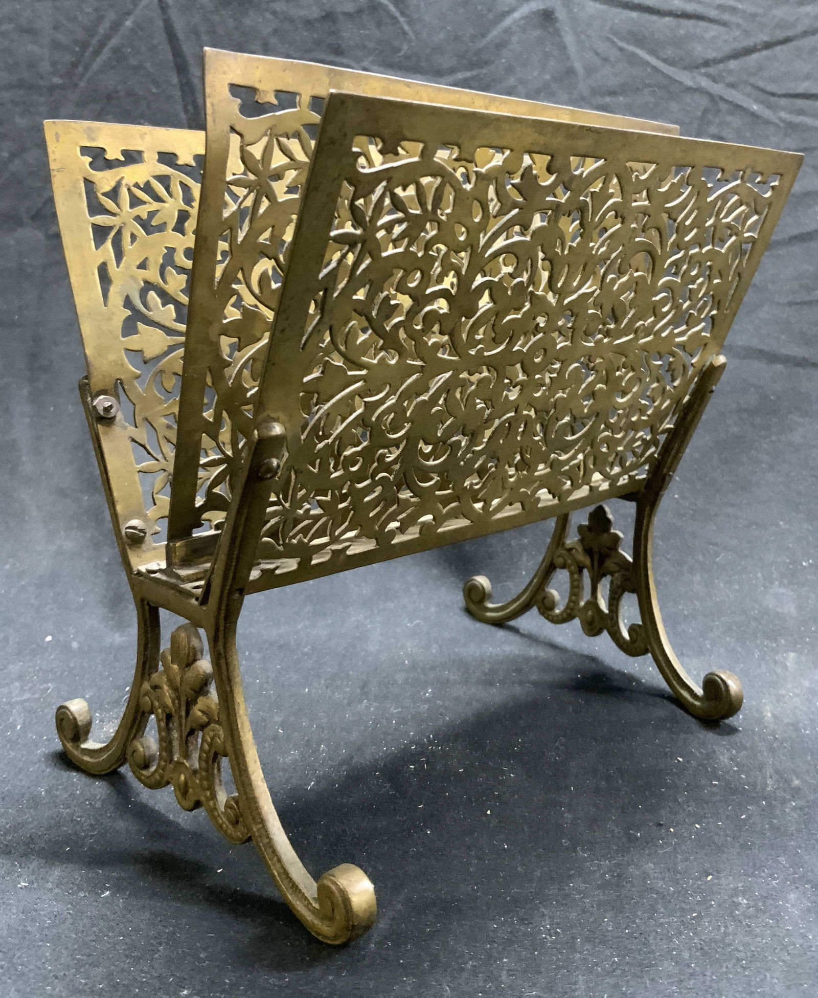 Vintage Victorian Brass Napkin Holder (1 of 6)