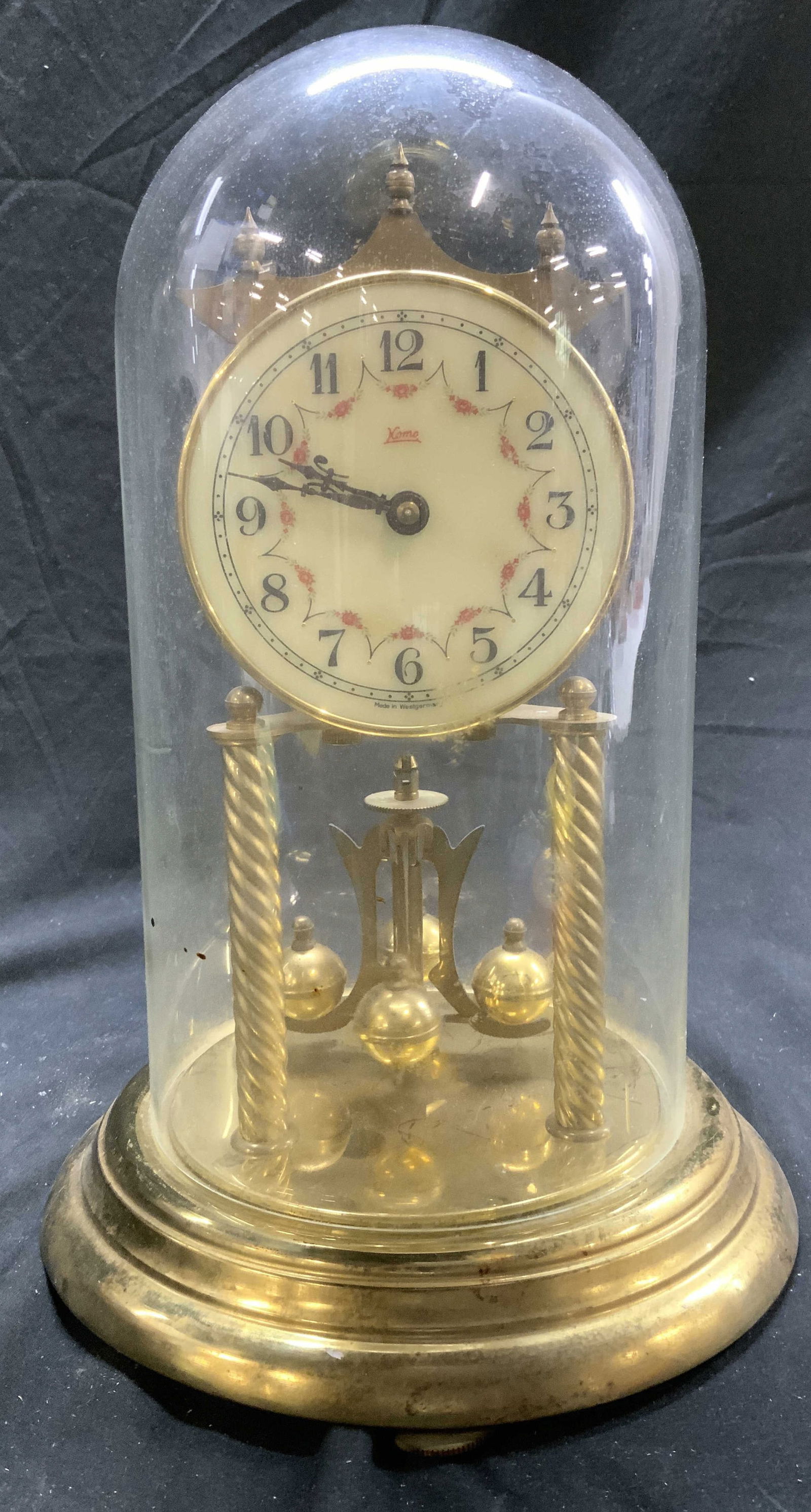 KOMA Vintage Gilt Anniversary Dome Clock (1 of 7)