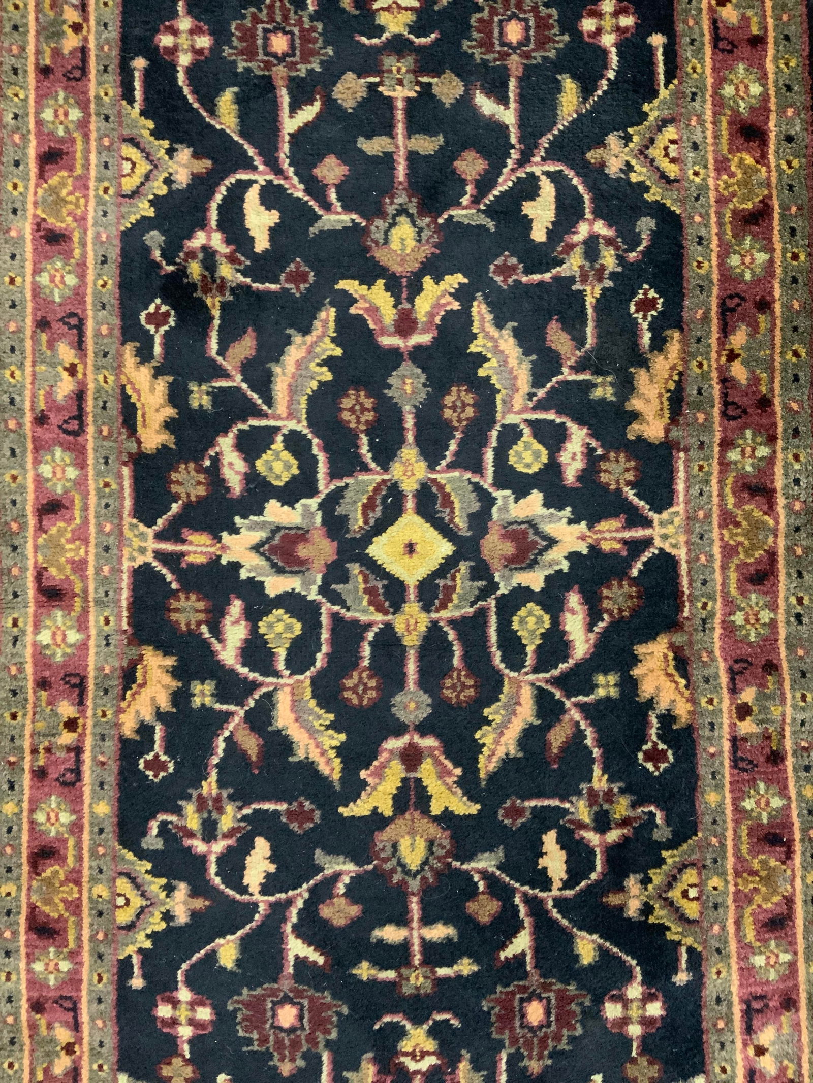 Vintage Handmade Oriental Wool Runner (1 of 7)