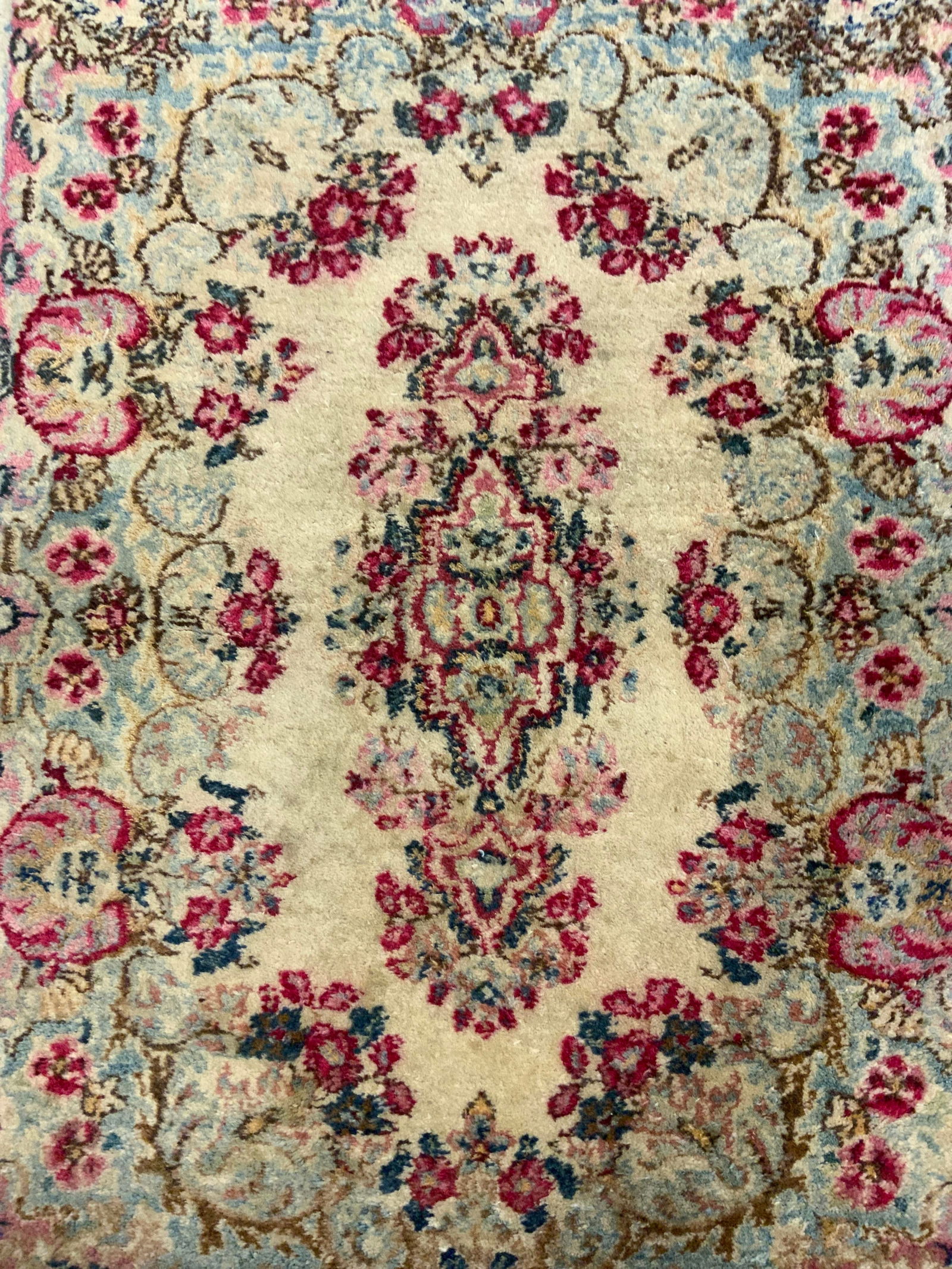Vintage Handmade Oriental Wool Area Rug (1 of 6)