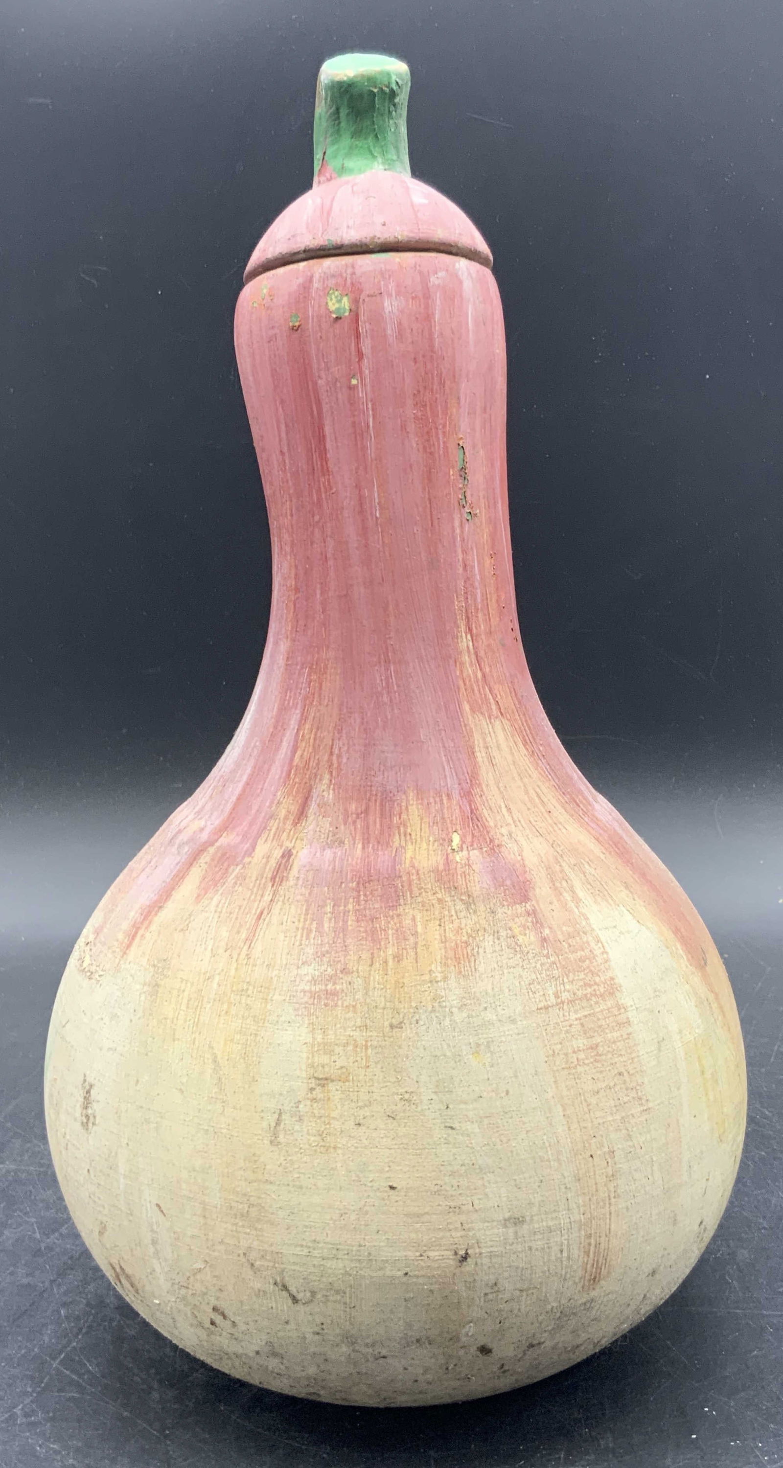 RUTH SPIGEL Signed Pottery Gourd Lidded Vessel (1 of 9)