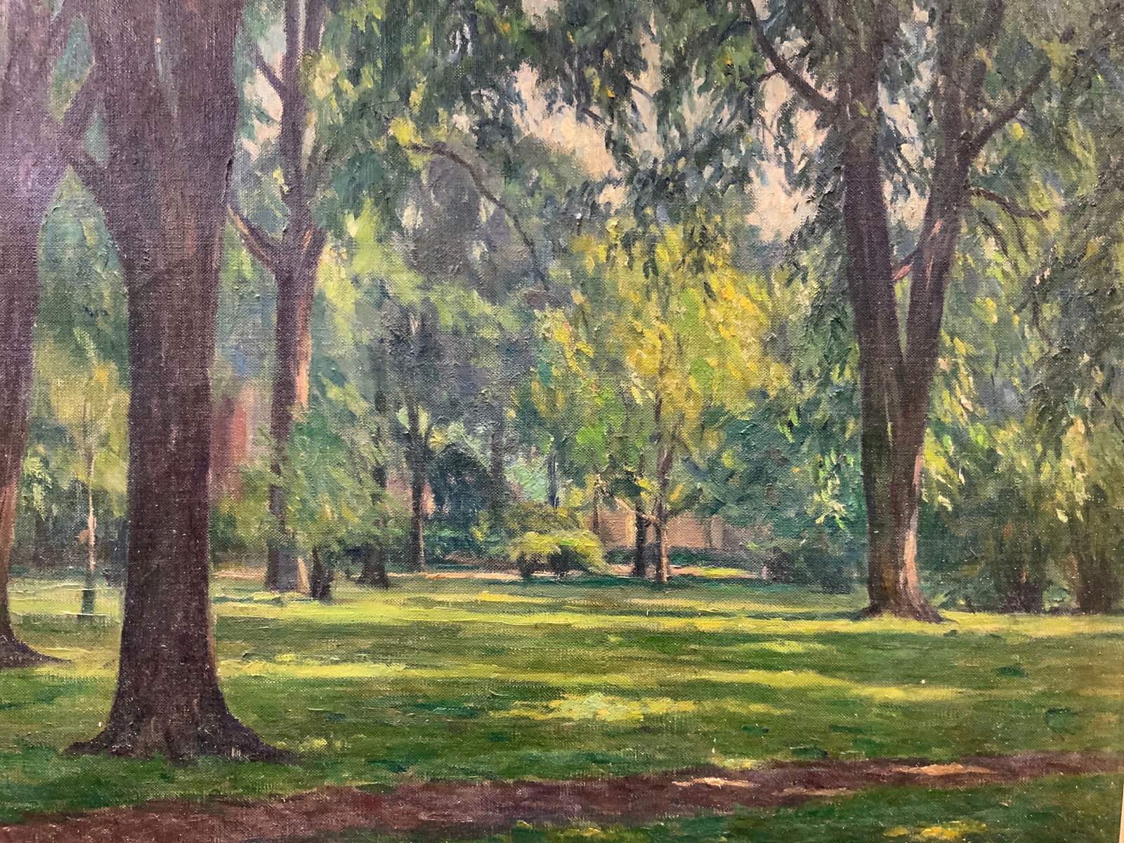 E.H Barnes Walk in the Park Oil Painting (1 of 14)