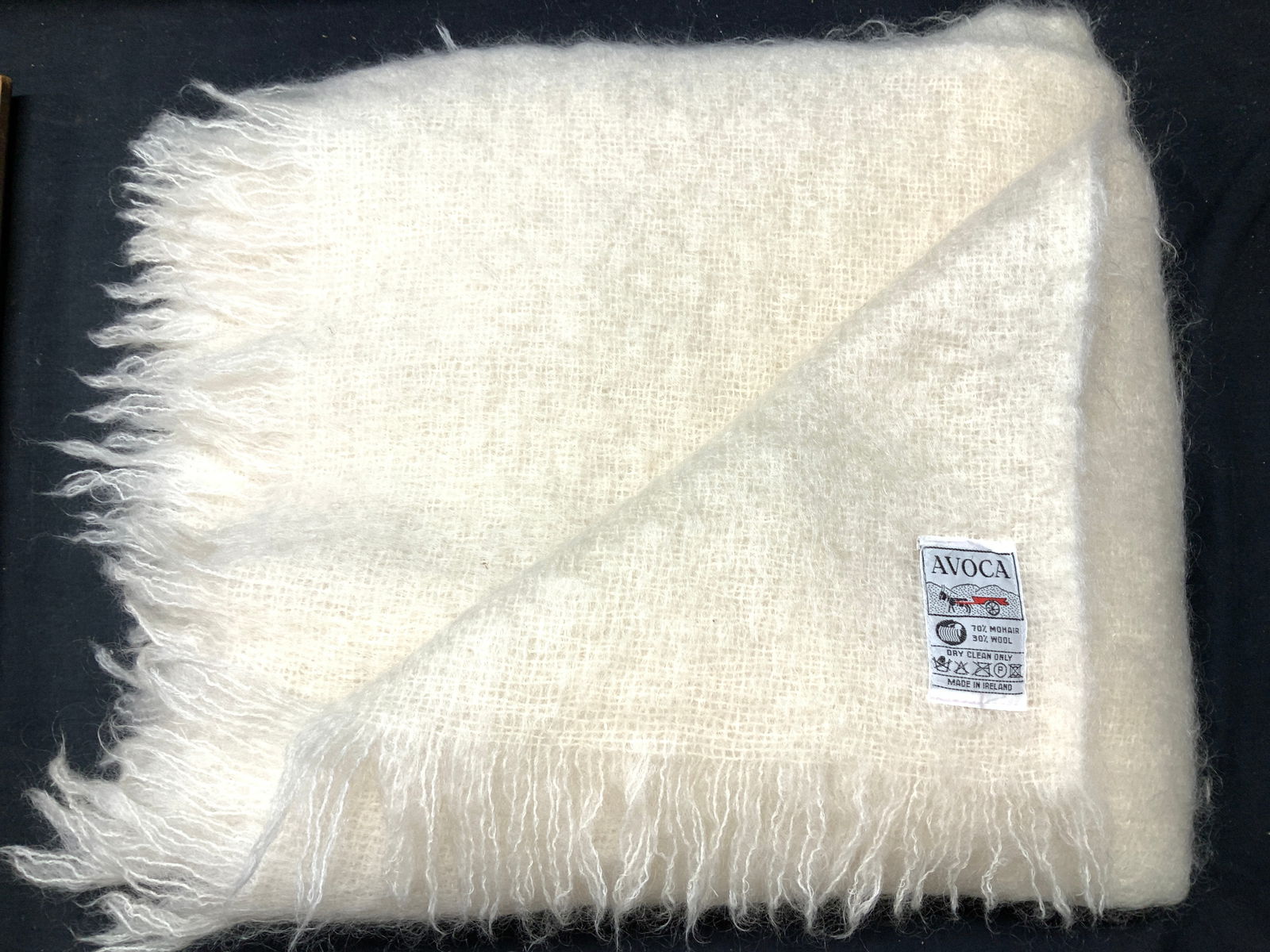 Avoca Collection MOHAIR & WOOL Throw, Ireland (1 of 6)