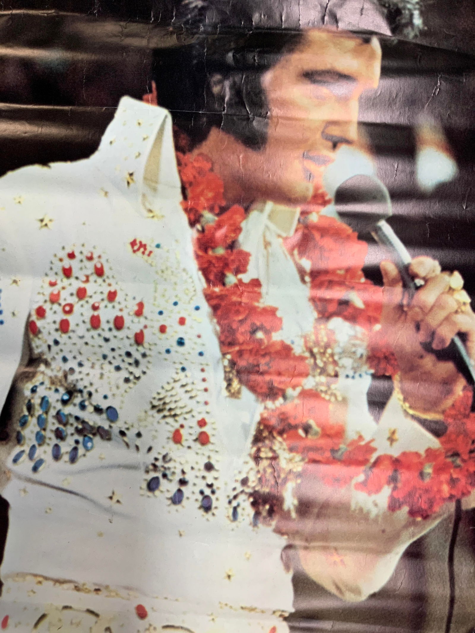 Elvis Presley 1976 Las Vegas Tour Lithograph (1 of 9)